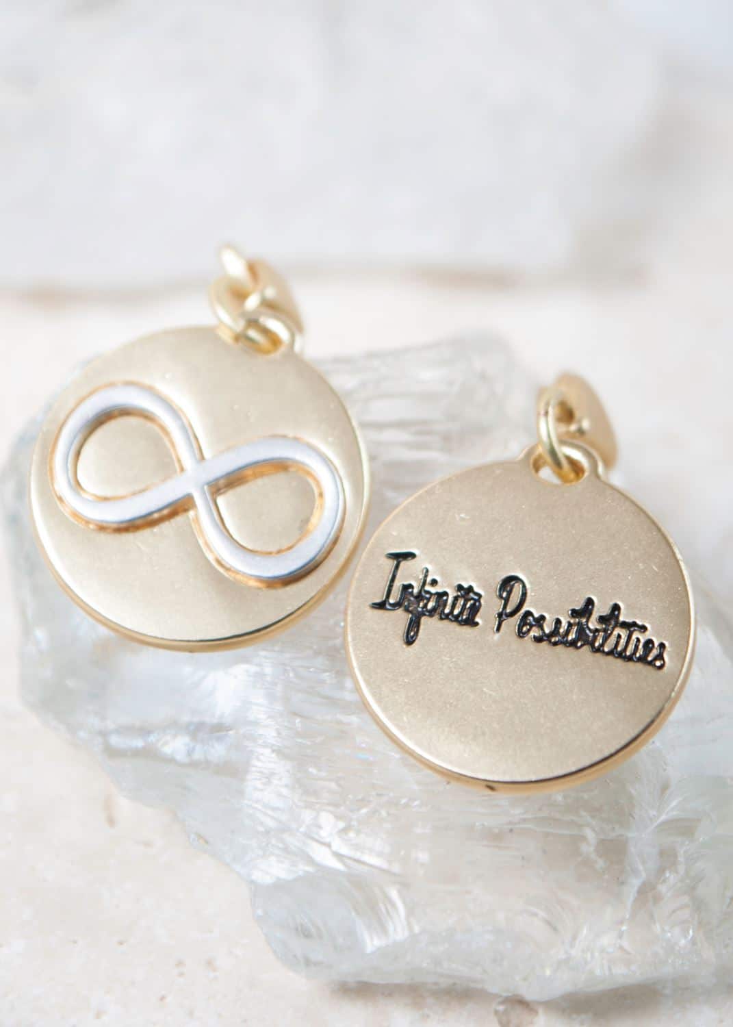 Gold 2-Tone Medallion - Infinity "Forever"