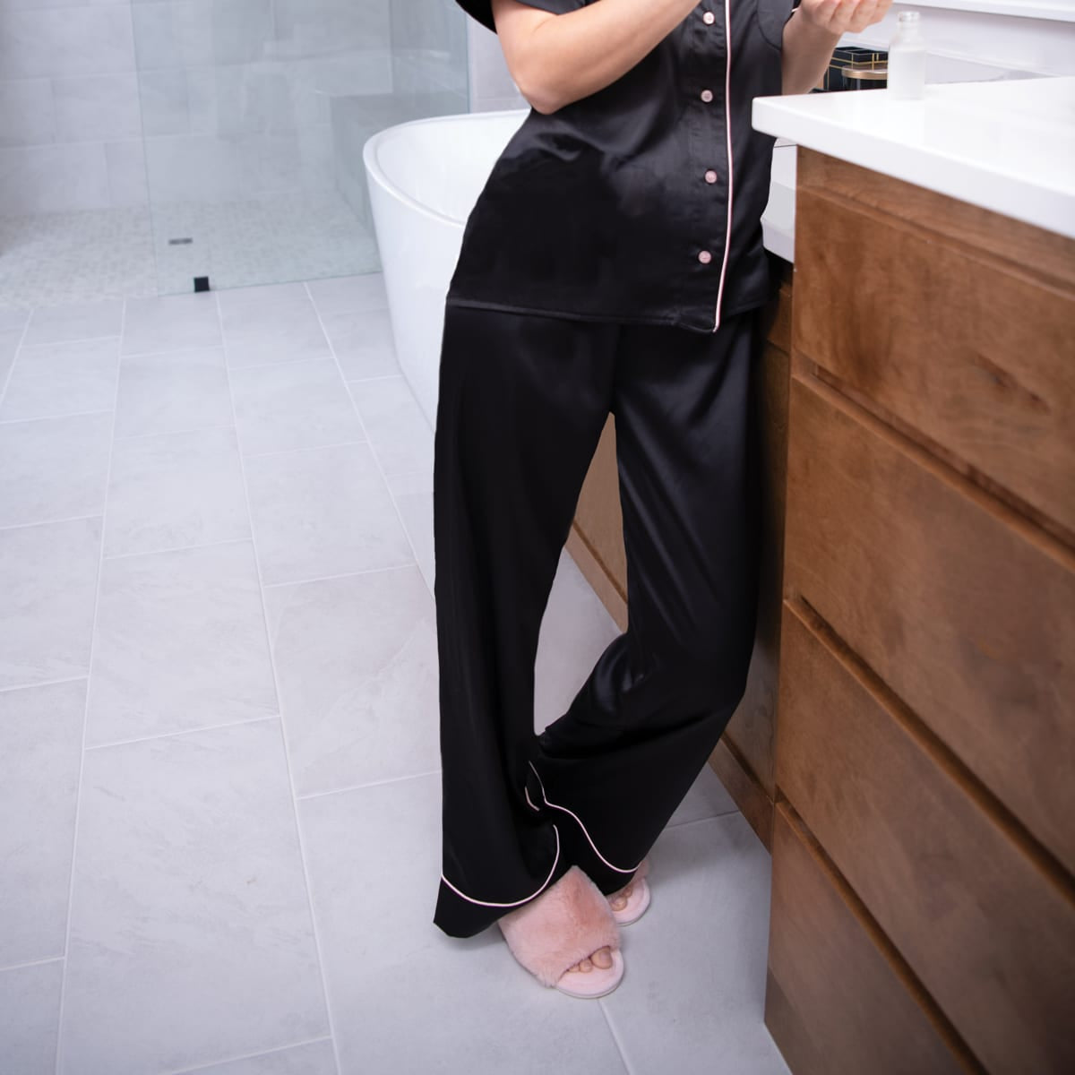 Silky Satin Pants | Women's Bridal Party Silk PJs