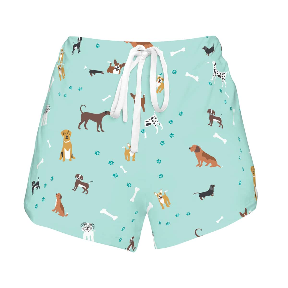 Bark At The Park Pajama Top | Blue Puppy Dog PJs