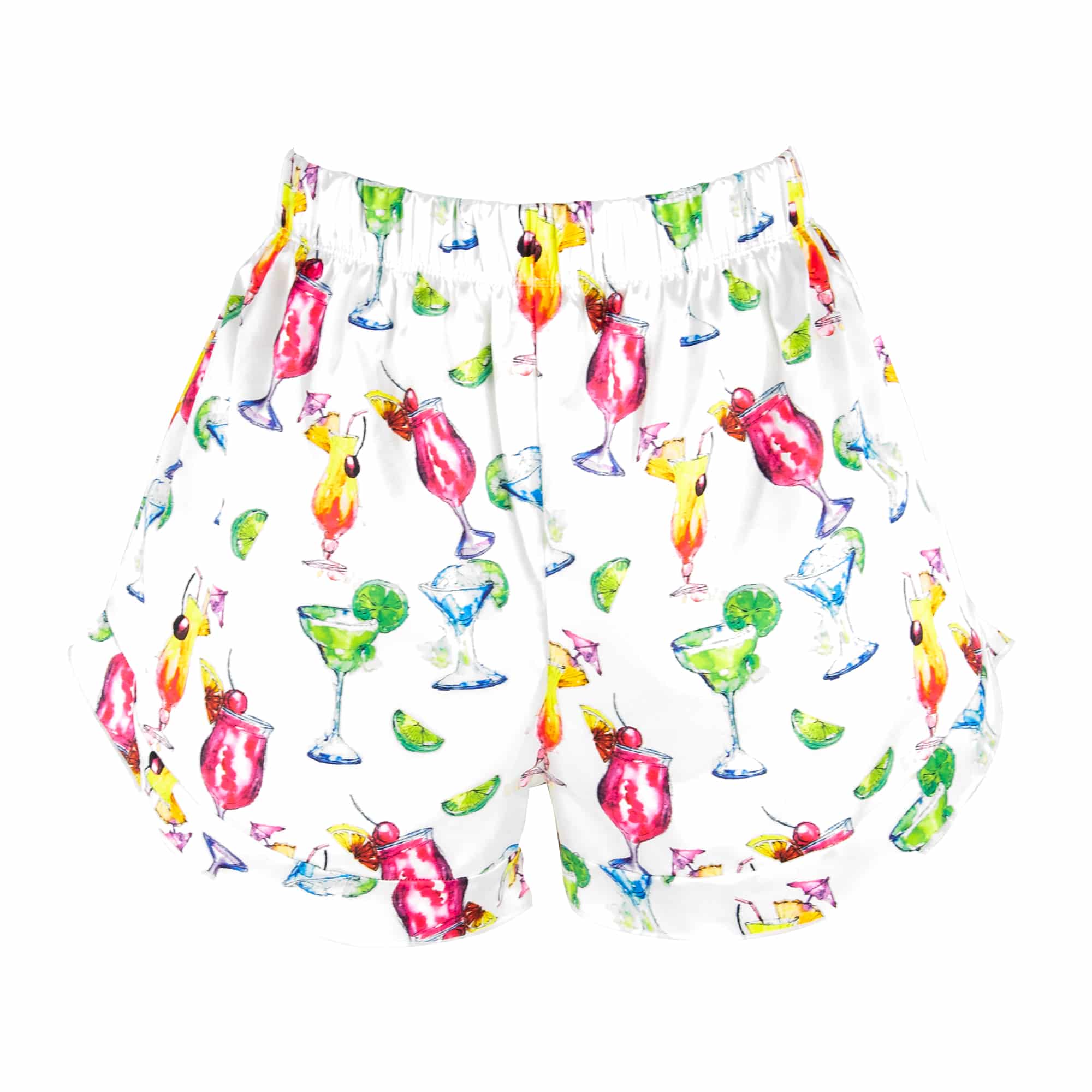 Peacock Silky Satin Pajama Top | Green Silk Animal PJs