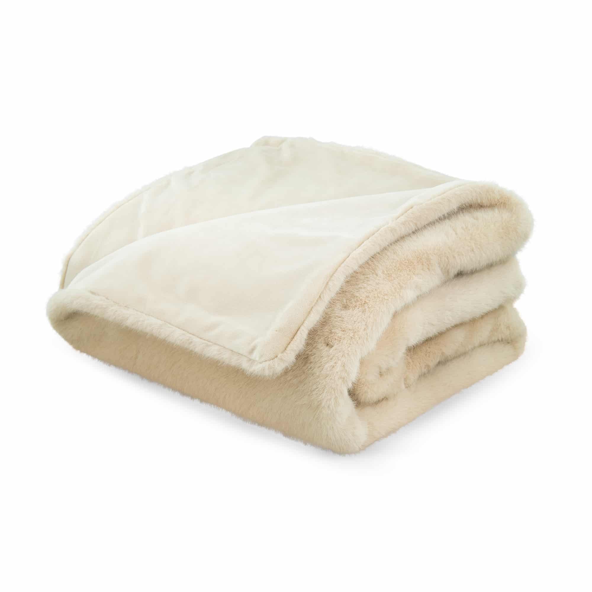 Luxe Faux Fur Throw Blanket