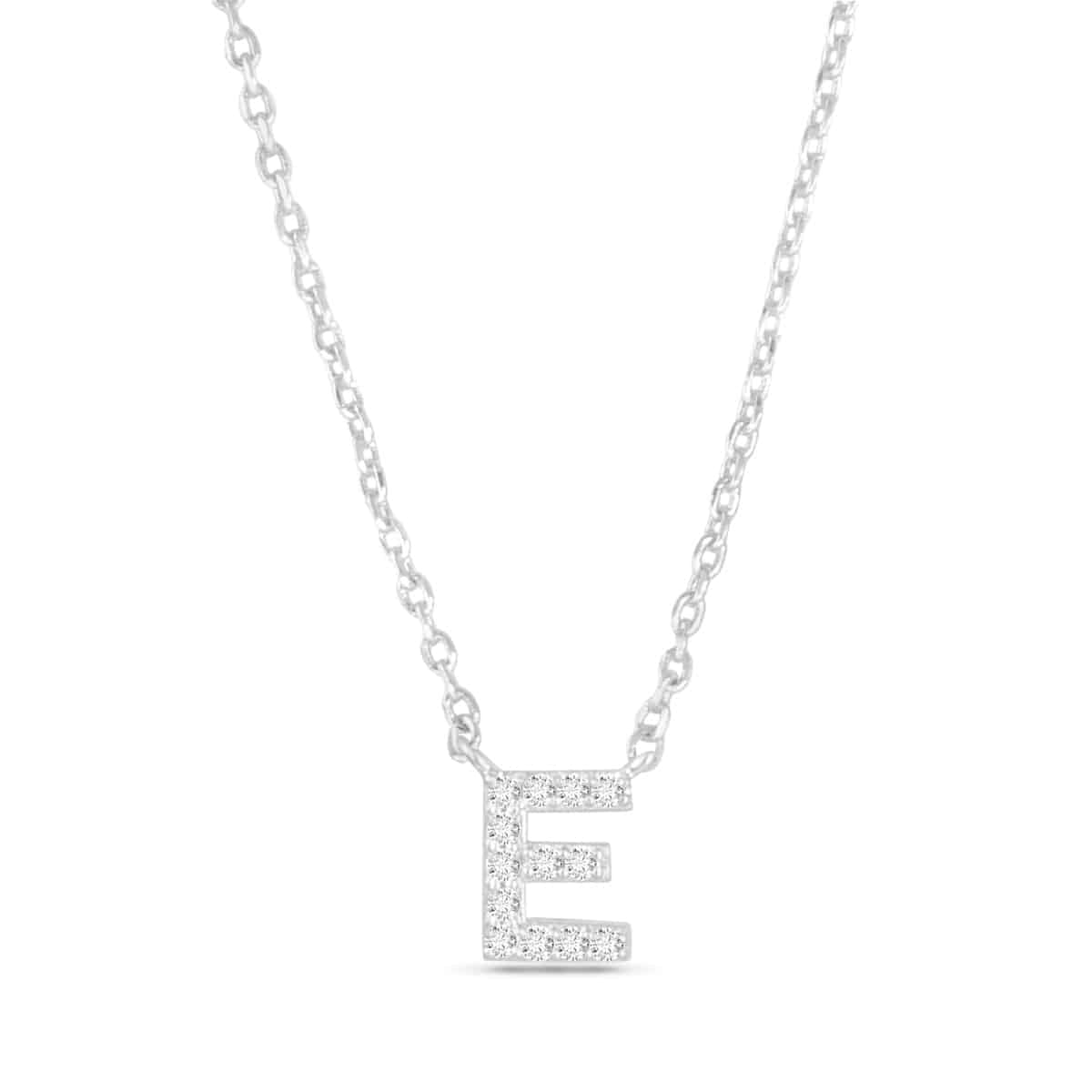 Sparkling CZ Initial Necklaces | 18 Letters