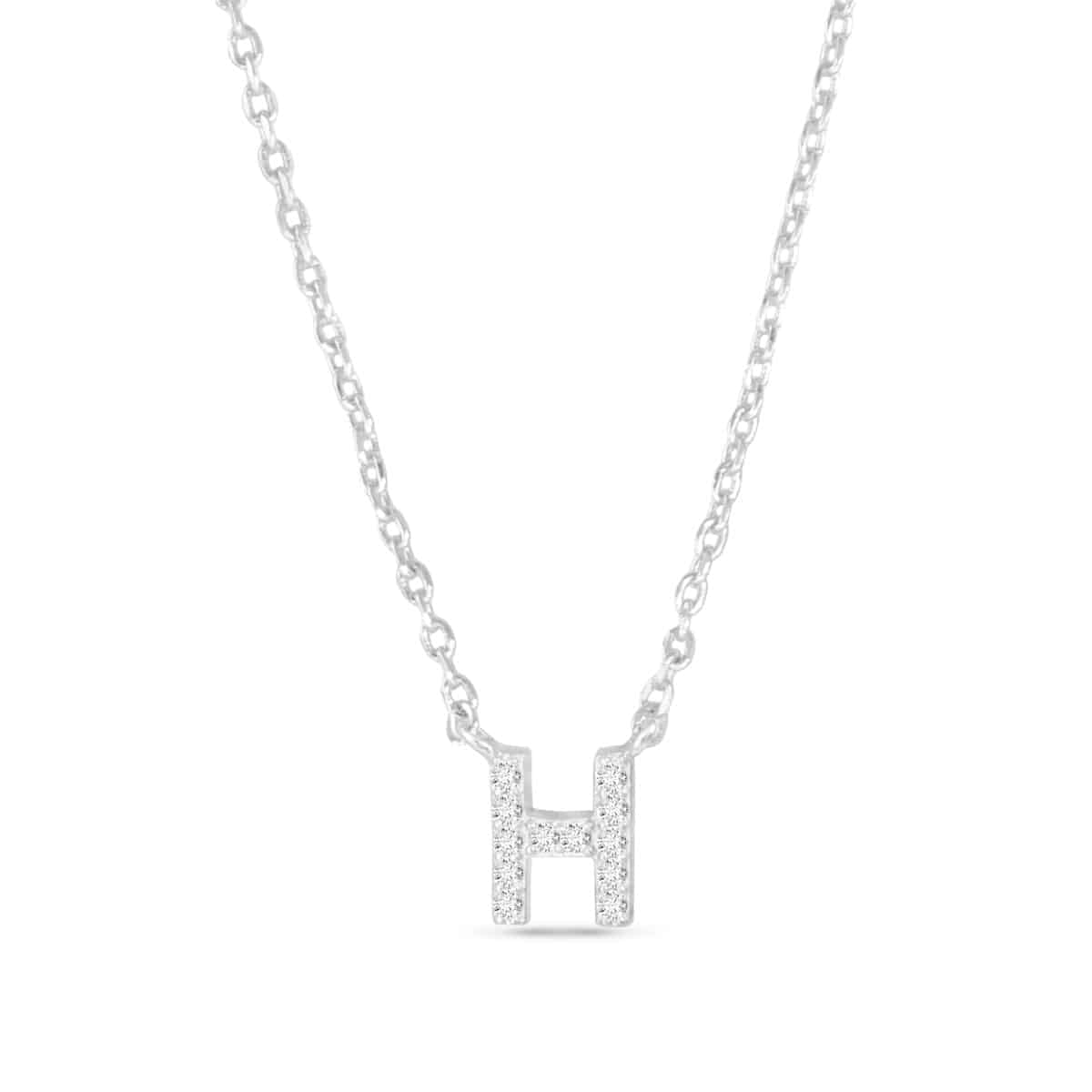 Sparkling CZ Initial Necklaces | 18 Letters