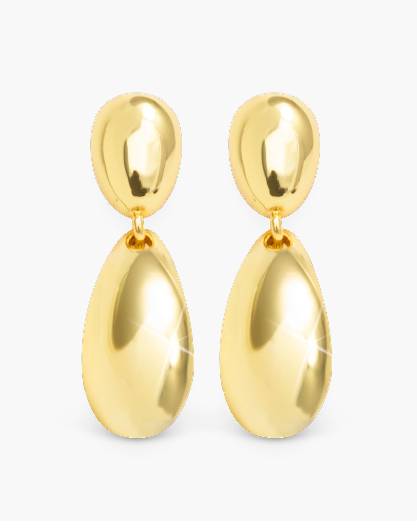 Harper Mini Drop Stud Gold Earrings