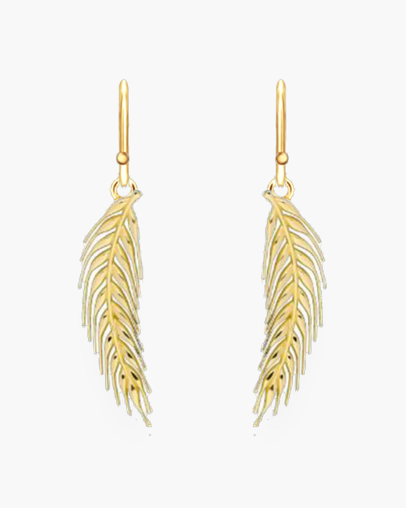Gold Wheat Earrings
