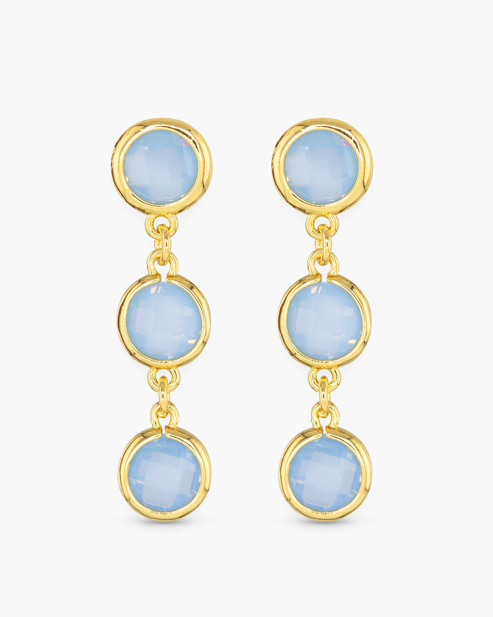 Faceted CZ Earrings