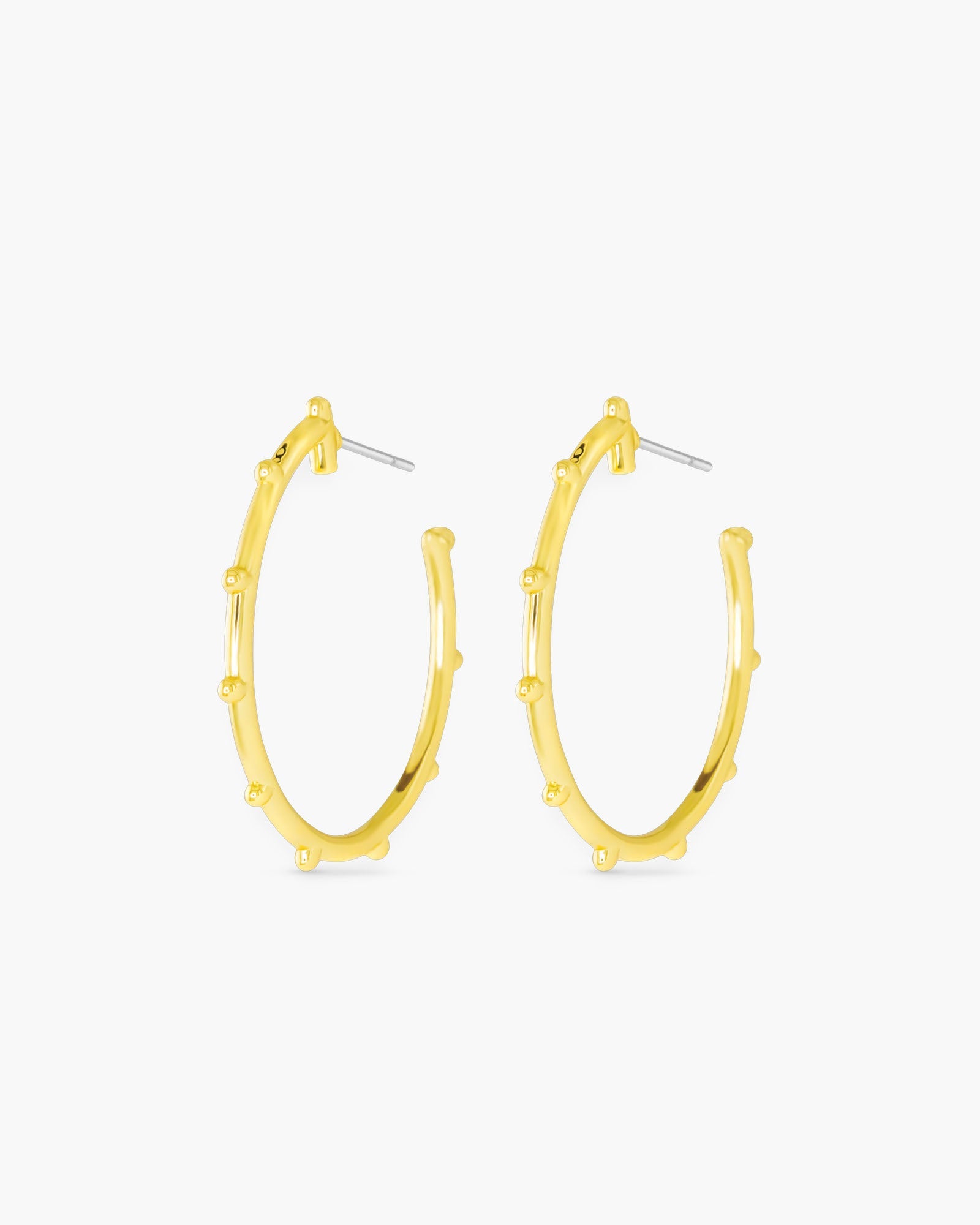 Gold Polished Dorthy Earrings