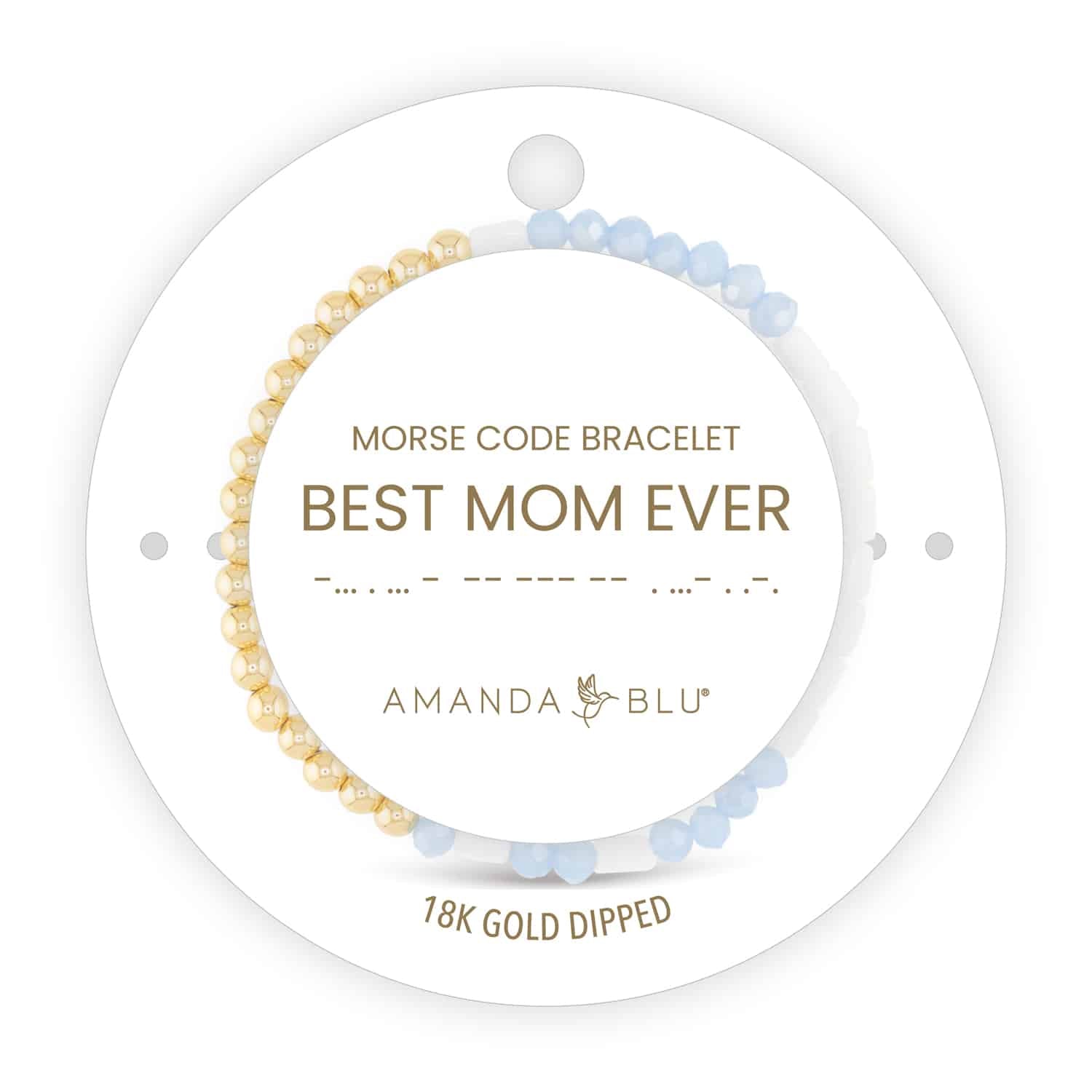 Gold Morse Code Bracelet