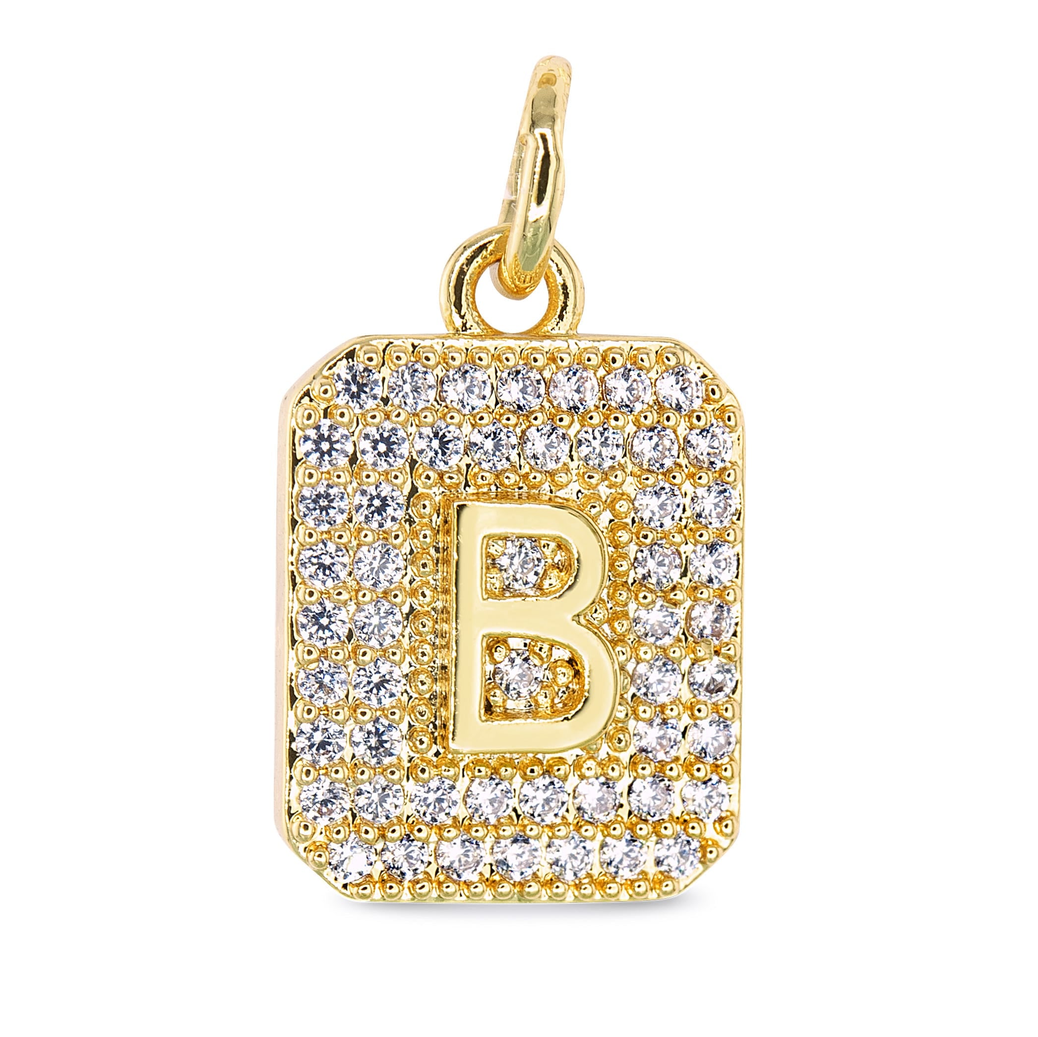 Initial CZ Charms | 18 Letters | Blu Charm Collection