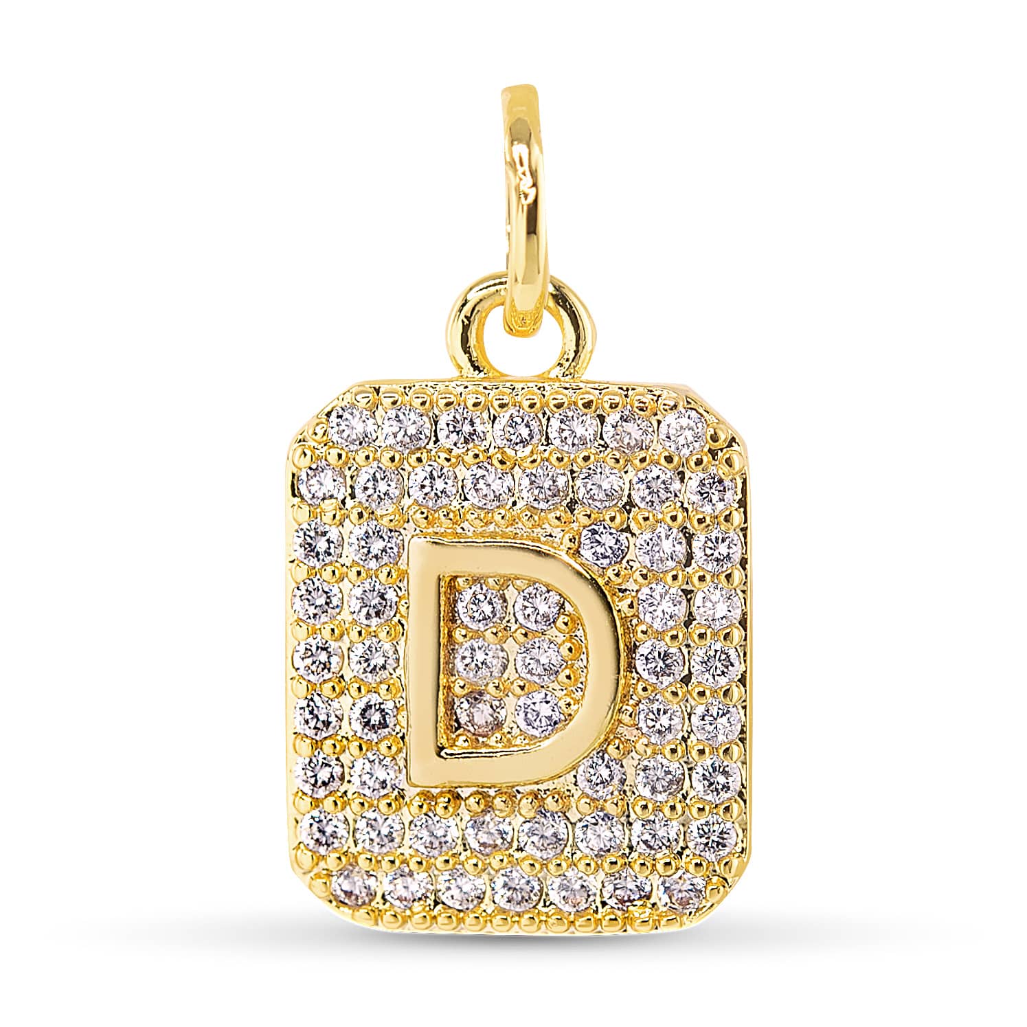 Initial CZ Charms | 18 Letters | Blu Charm Collection