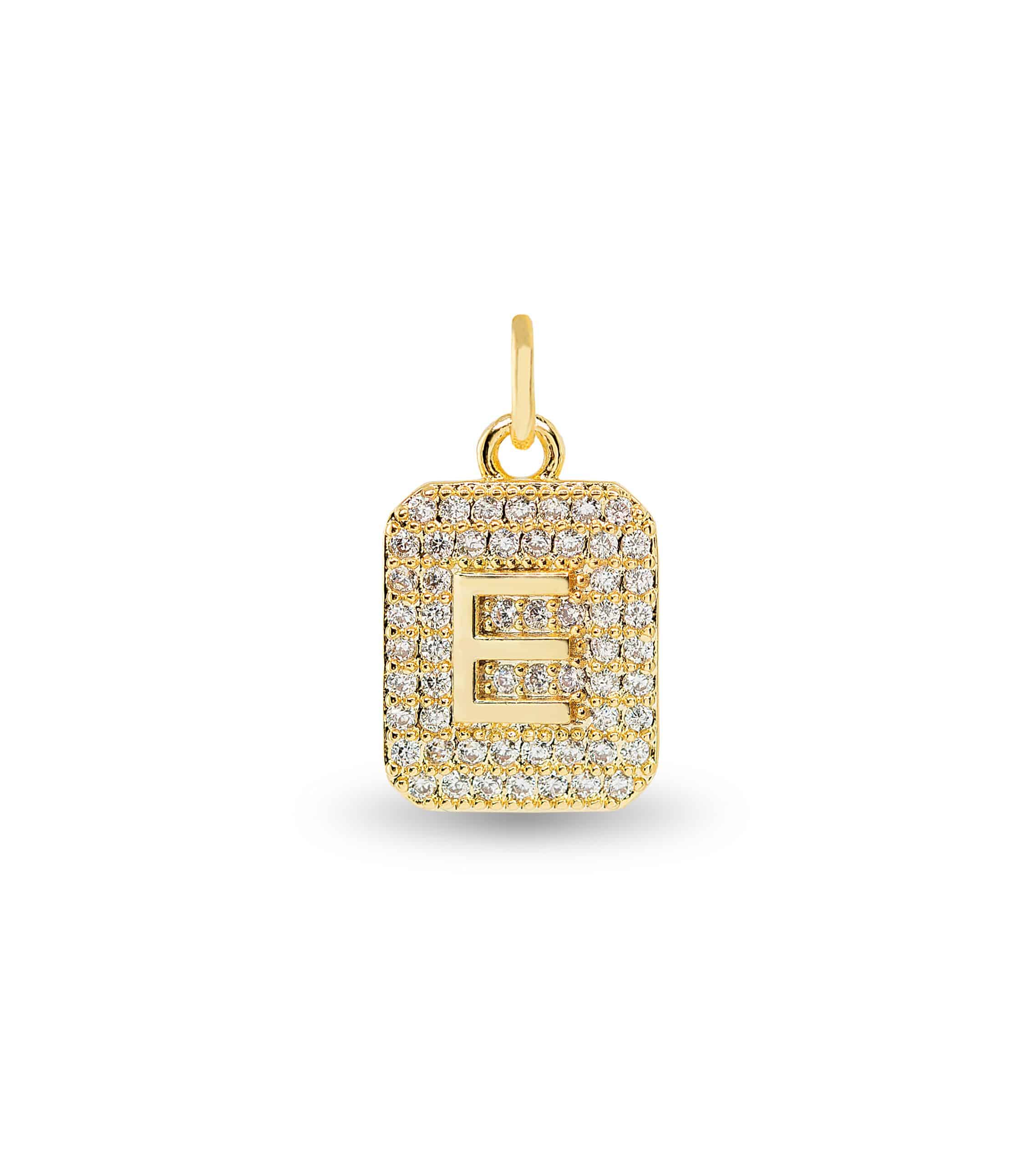Initial CZ Charms | 18 Letters | Blu Charm Collection