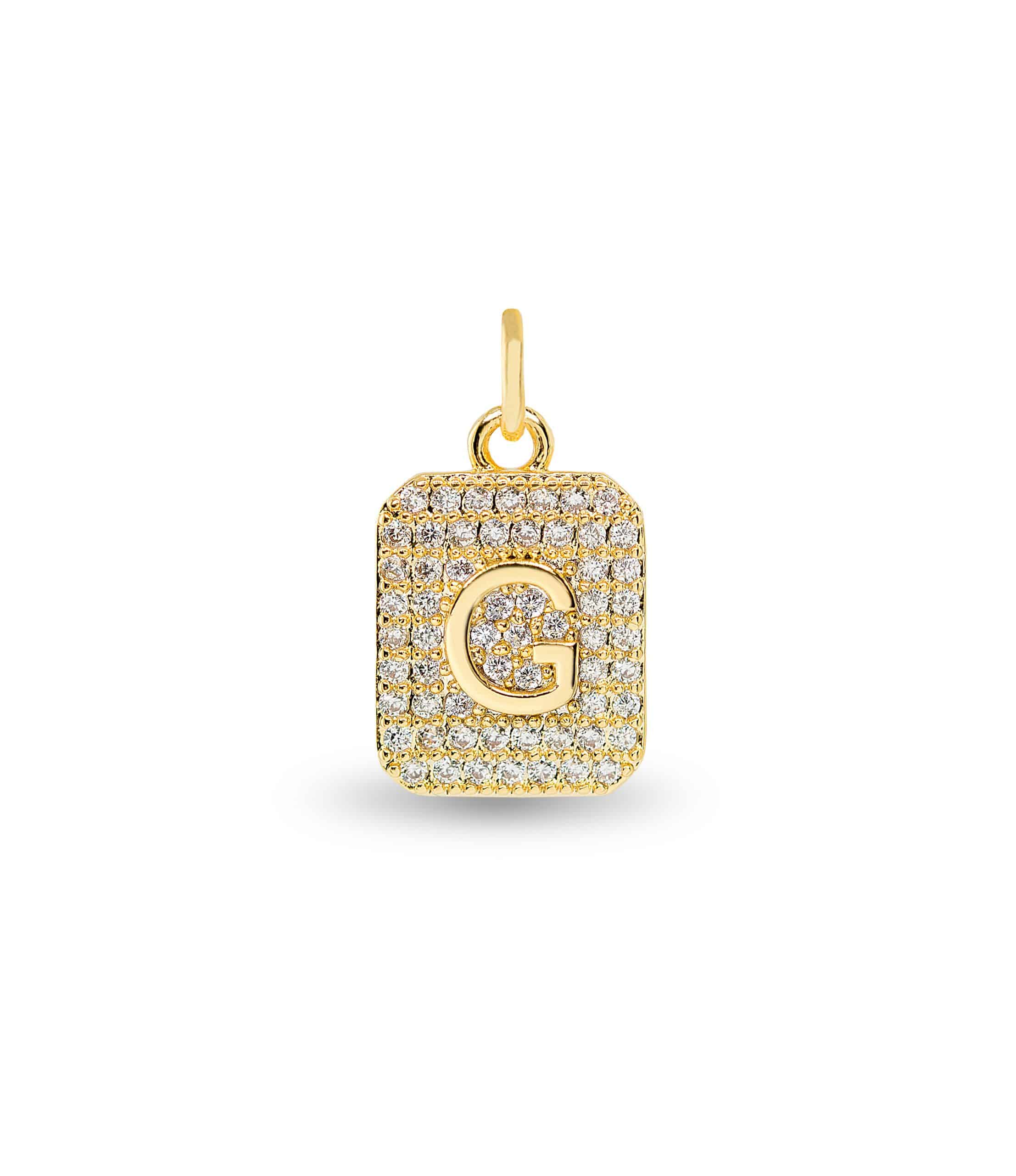 Initial CZ Charms | 18 Letters | Blu Charm Collection