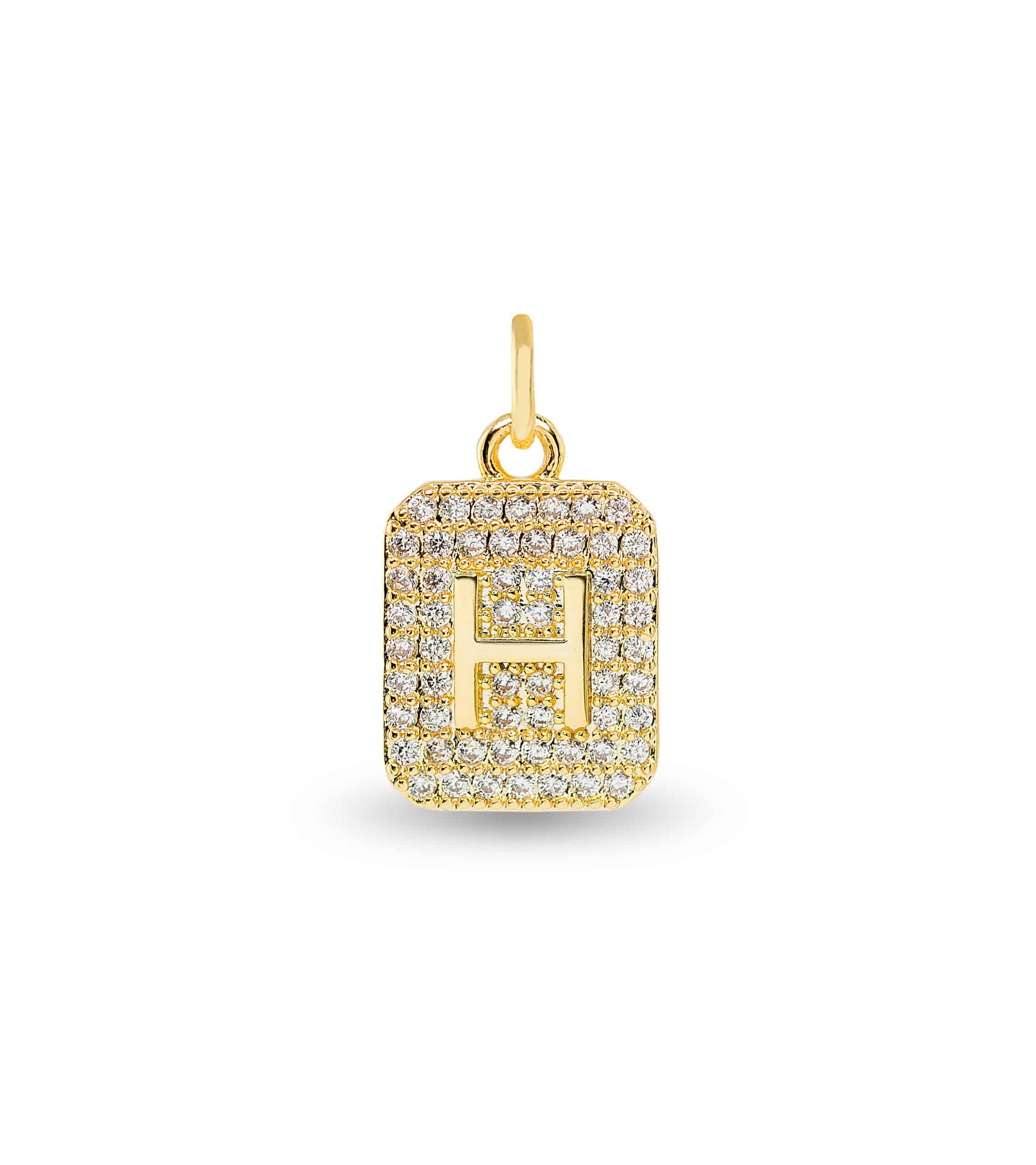 Initial CZ Charms | 18 Letters | Blu Charm Collection