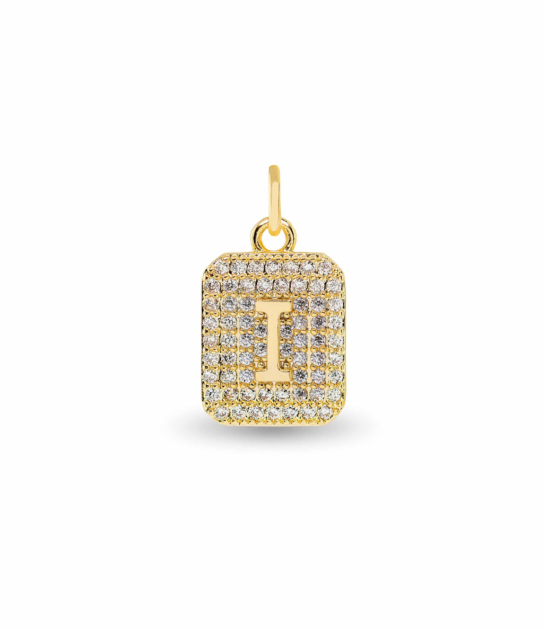 Initial CZ Charms | 18 Letters | Blu Charm Collection