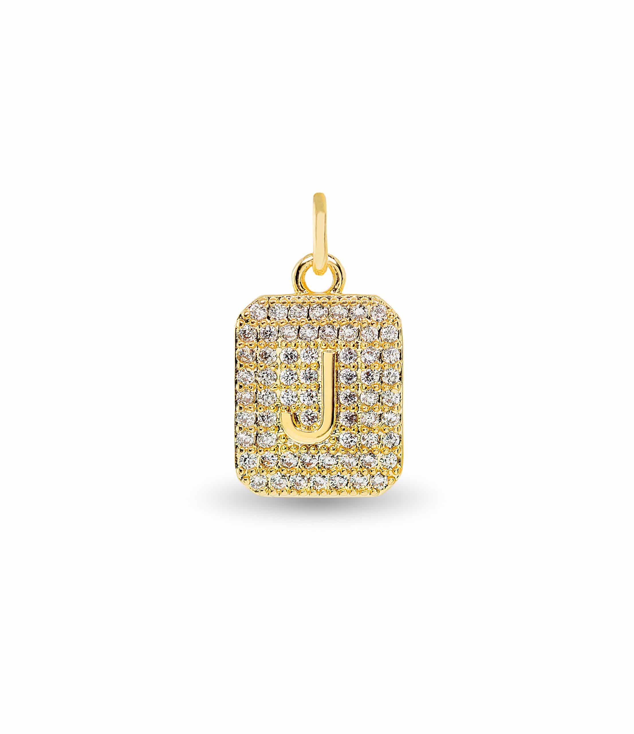 Initial CZ Charms | 18 Letters | Blu Charm Collection