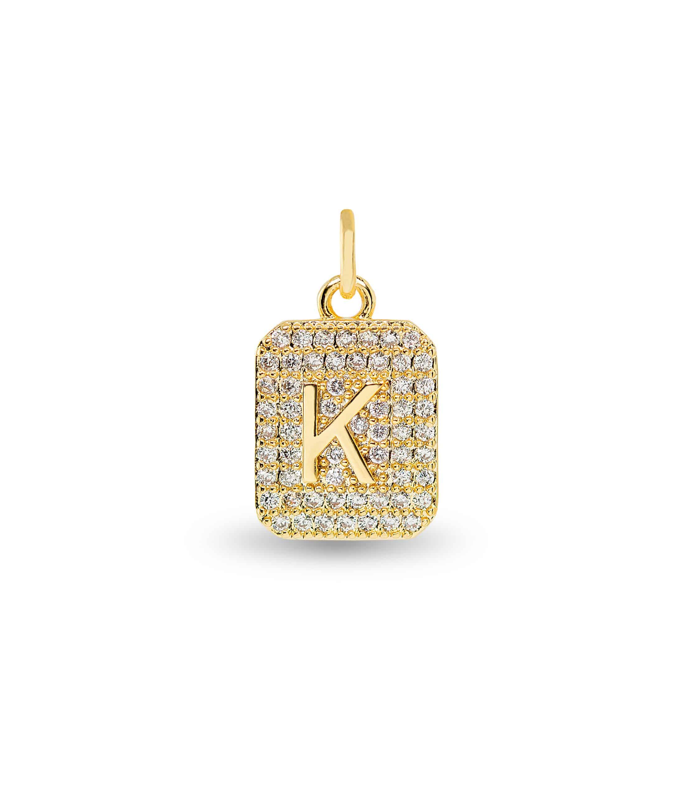 Initial CZ Charms | 18 Letters | Blu Charm Collection