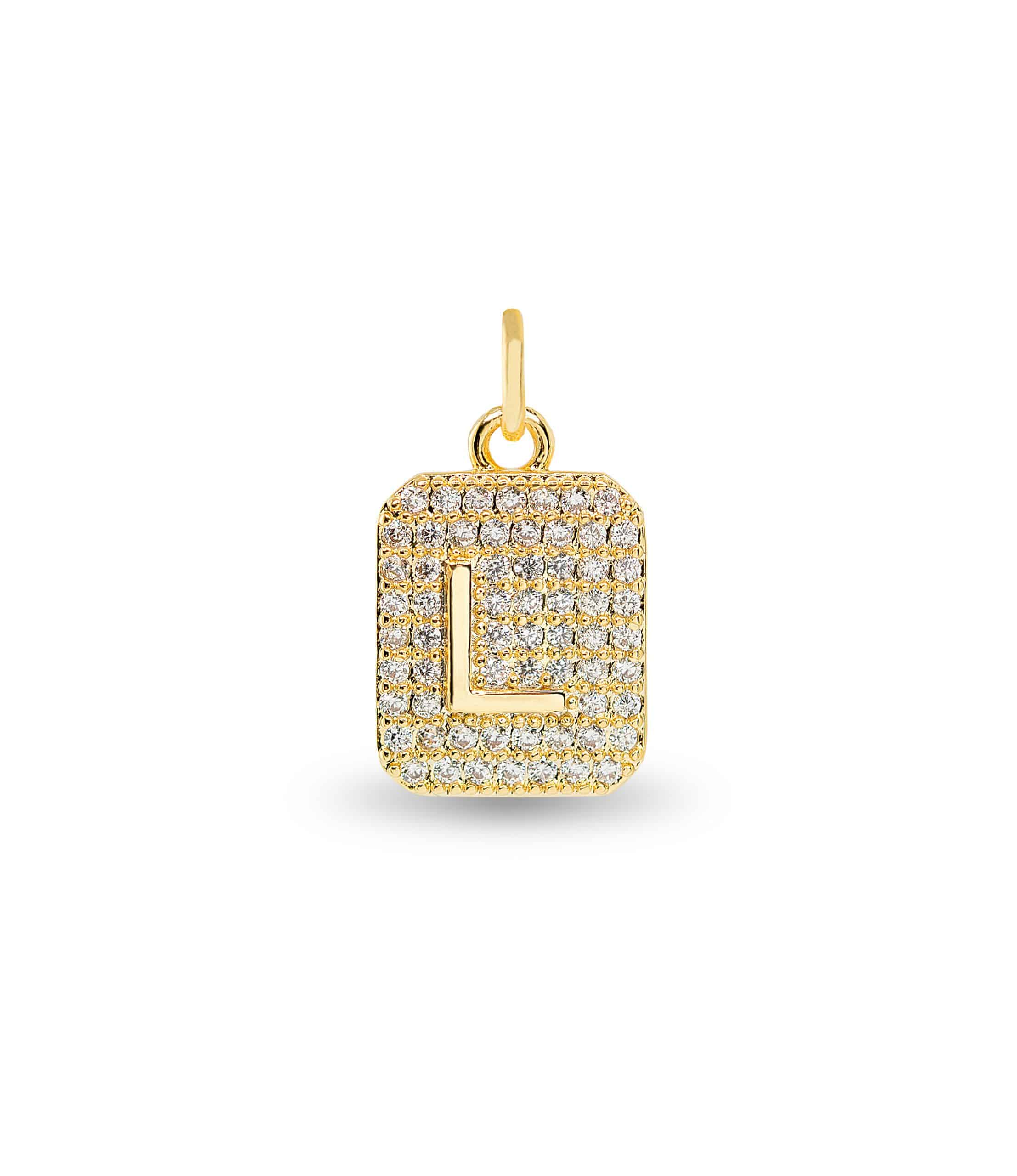 Initial CZ Charms | 18 Letters | Blu Charm Collection