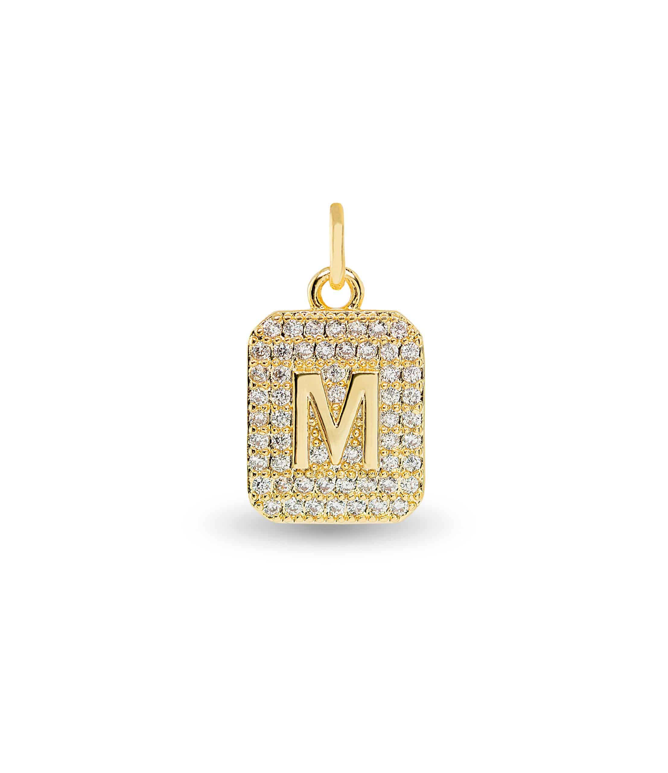 Initial CZ Charms | 18 Letters | Blu Charm Collection
