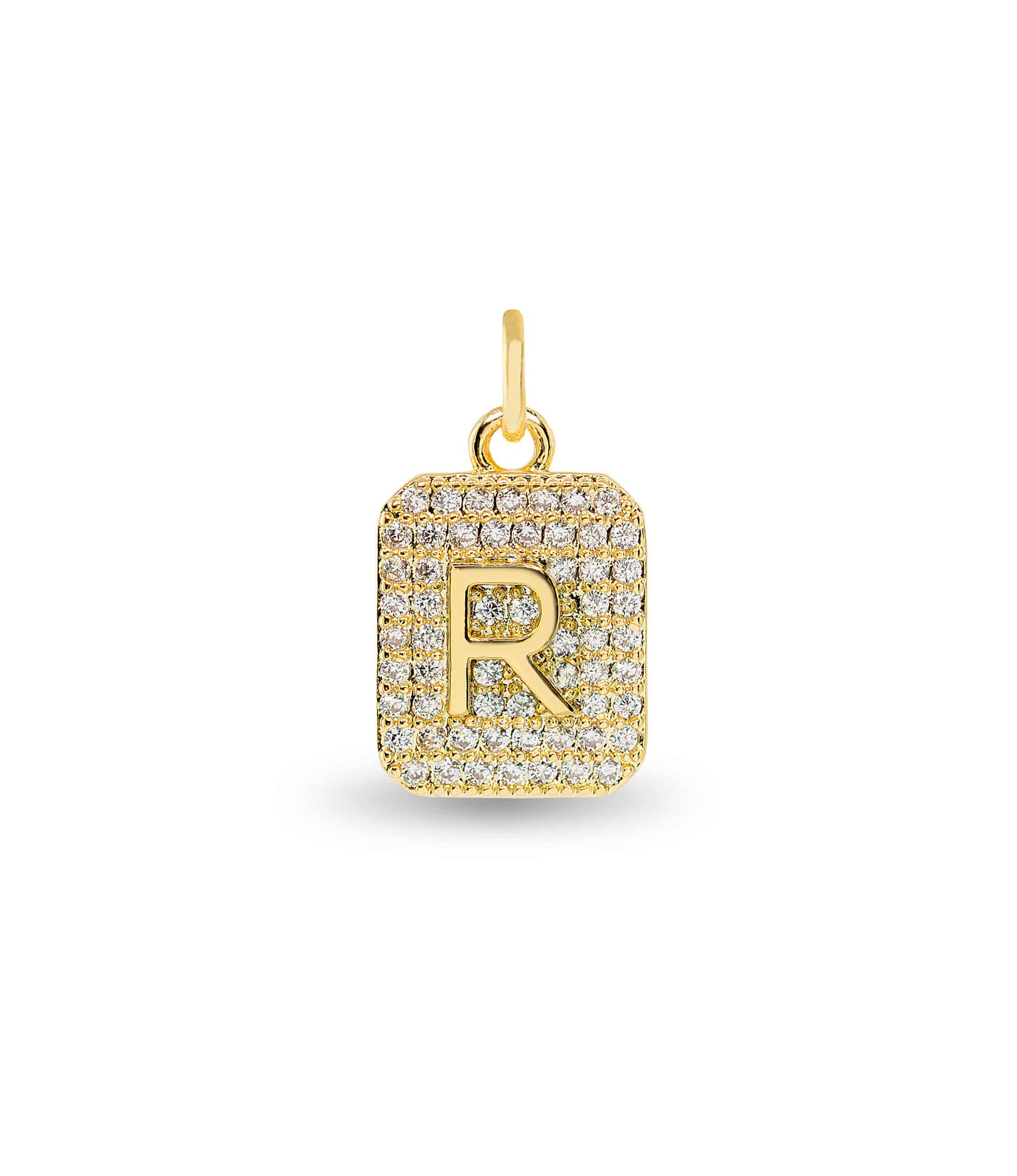 Initial CZ Charms | 18 Letters | Blu Charm Collection