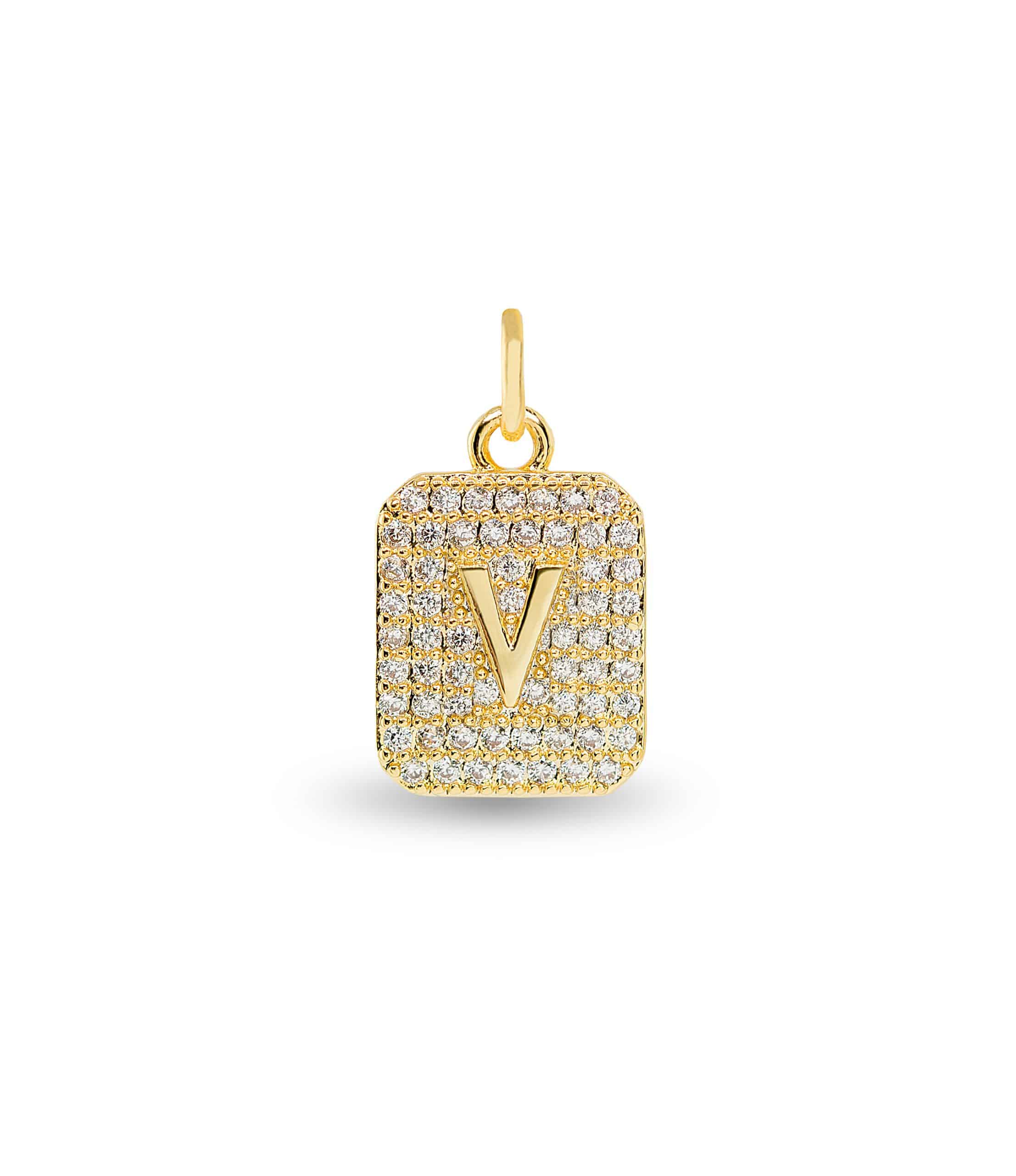 Initial CZ Charms | 18 Letters | Blu Charm Collection