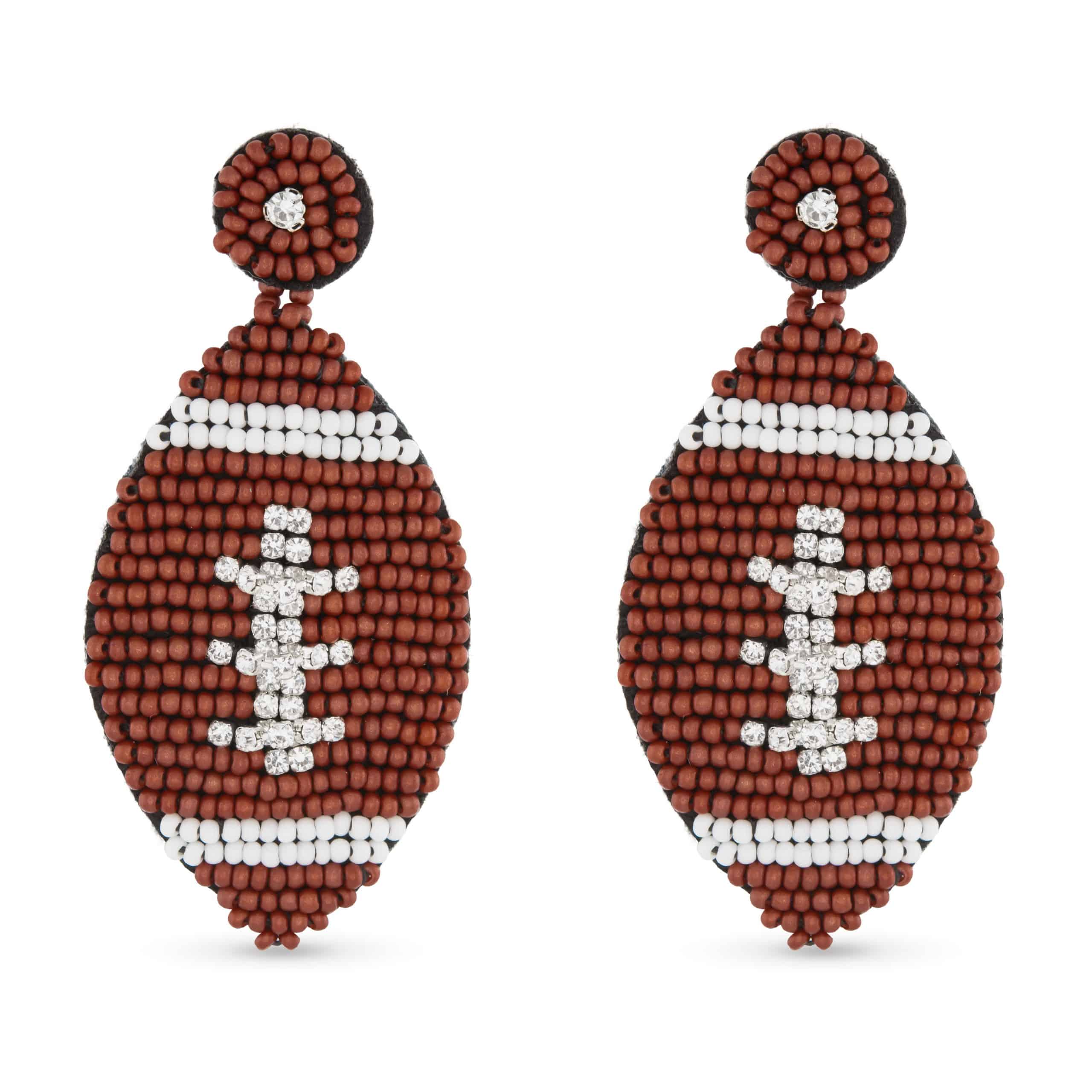 Beaded Sports & Game Day Earrings