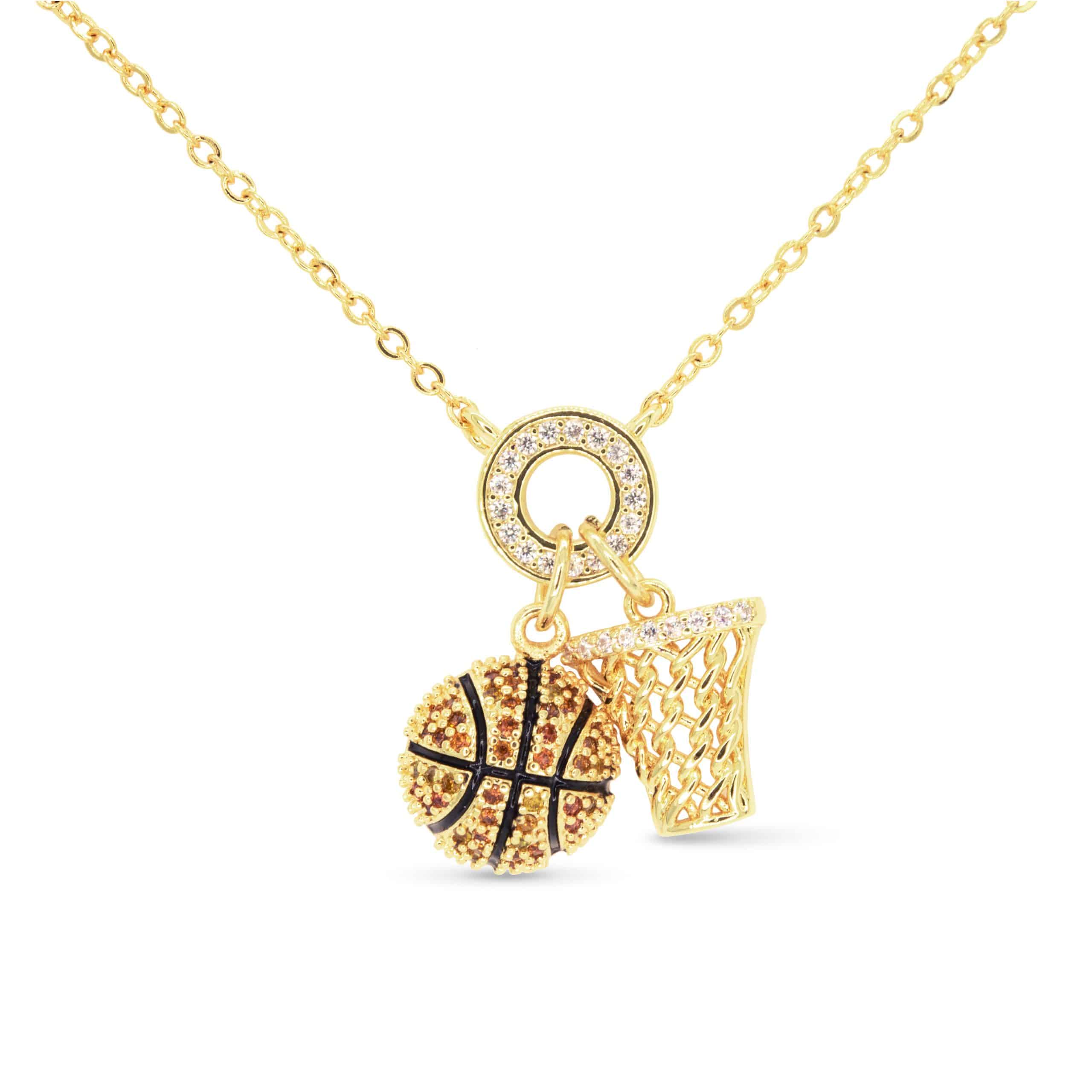 Sparking CZ Sports & Game Day Necklace