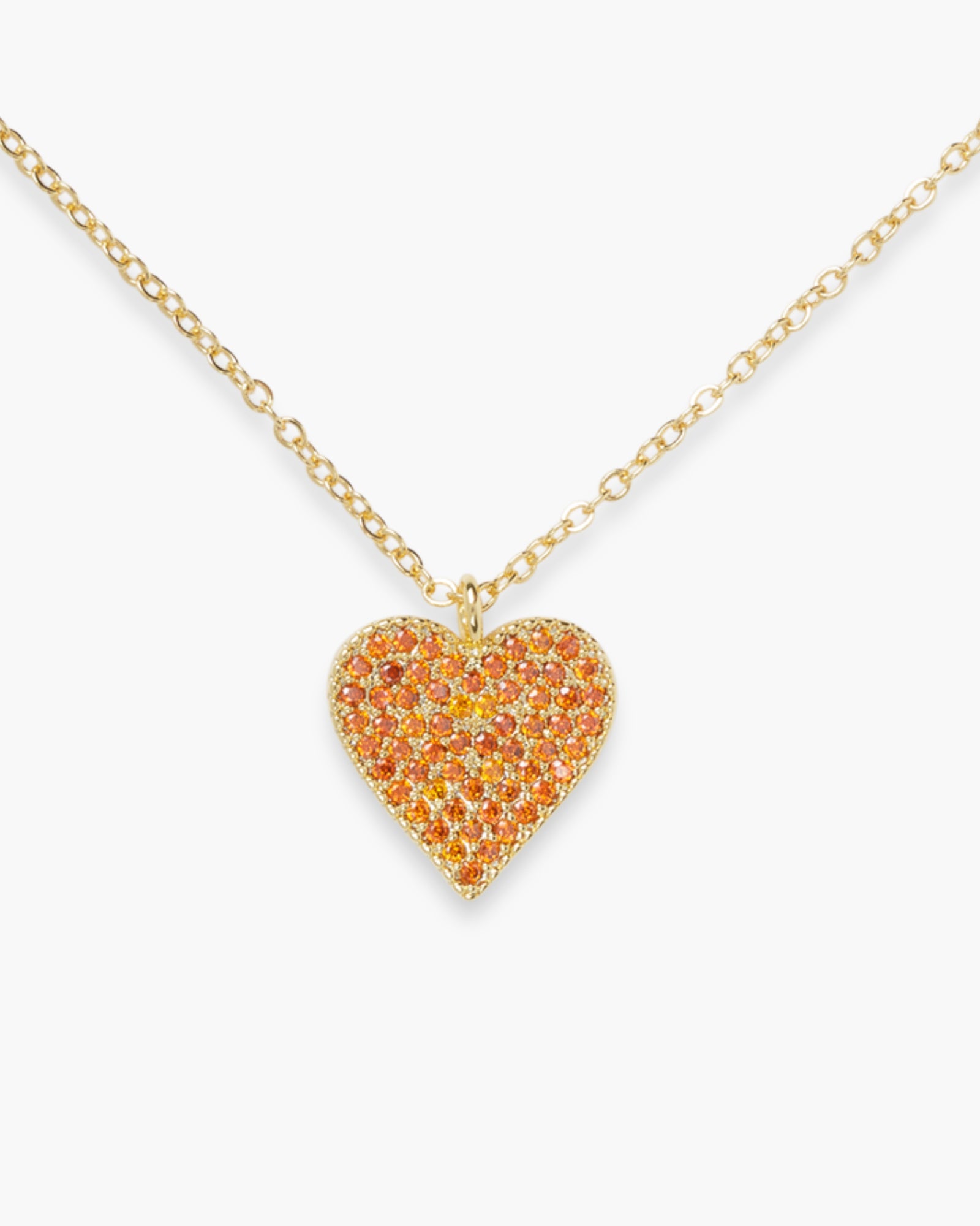 Gold CZ Casino Card Suit Necklaces