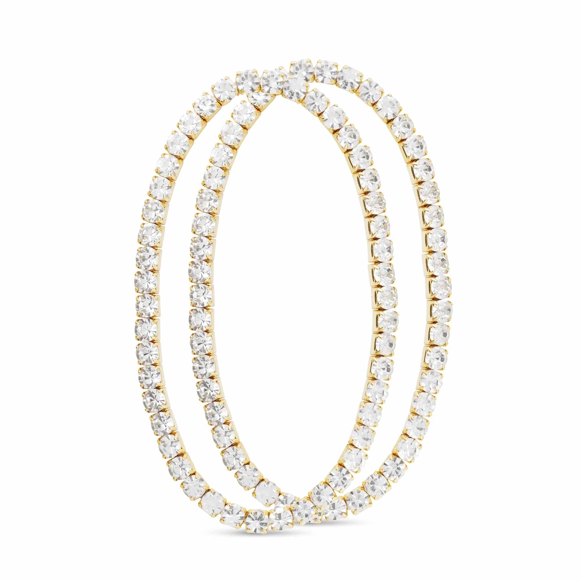 CZ Stretch Tennis Bracelet (Set of 2)