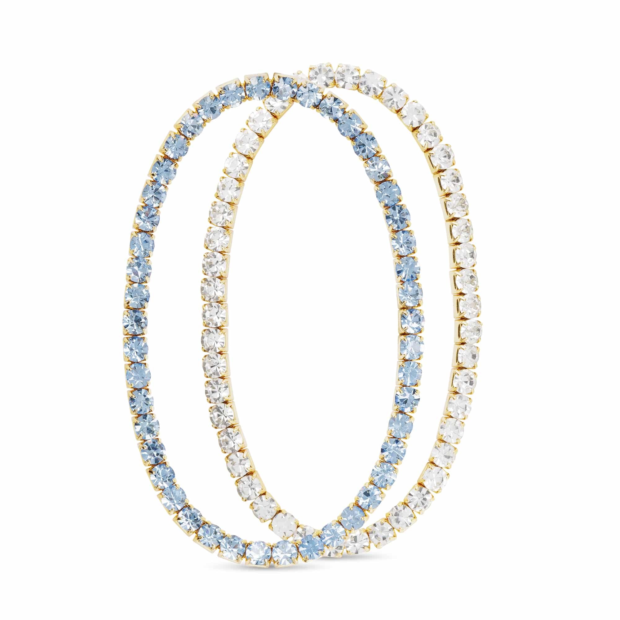 CZ Stretch Tennis Bracelet (Set of 2)