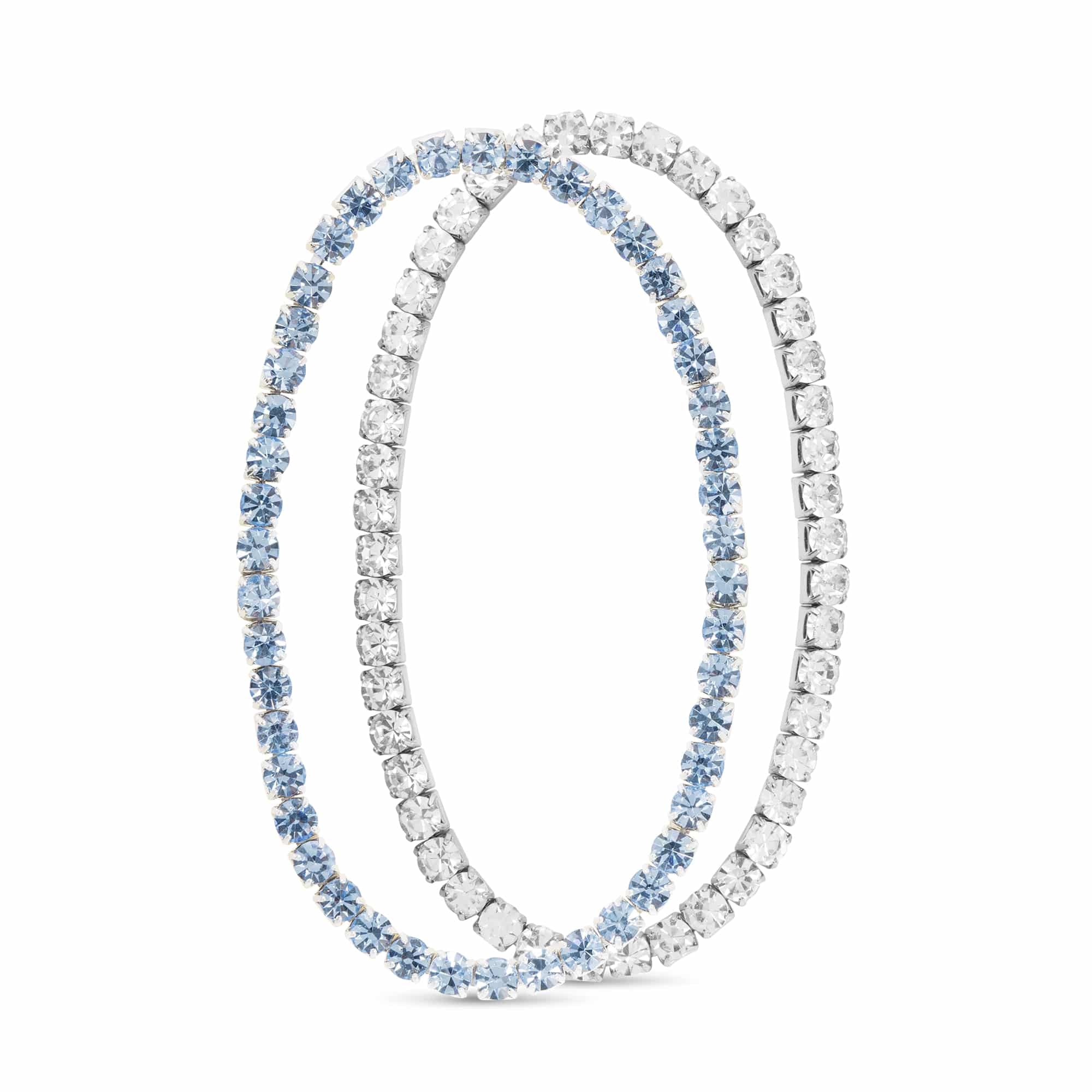 CZ Stretch Tennis Bracelet (Set of 2)