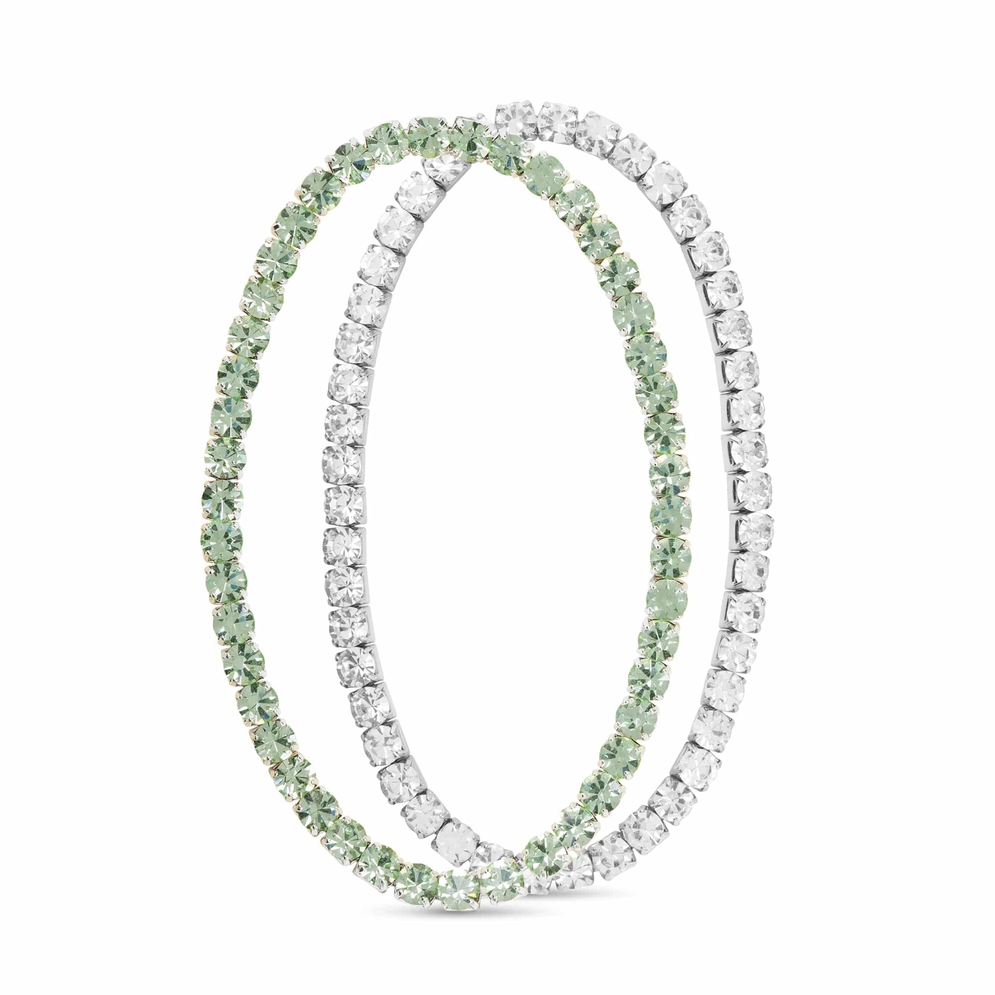 CZ Stretch Tennis Bracelet (Set of 2)