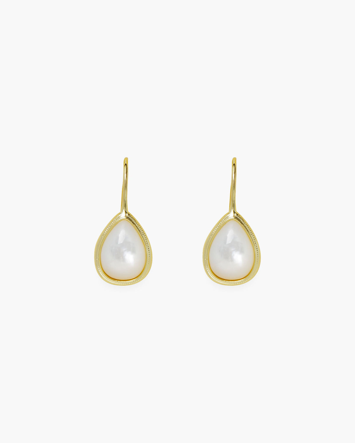 Gold Tear Drop Earrings