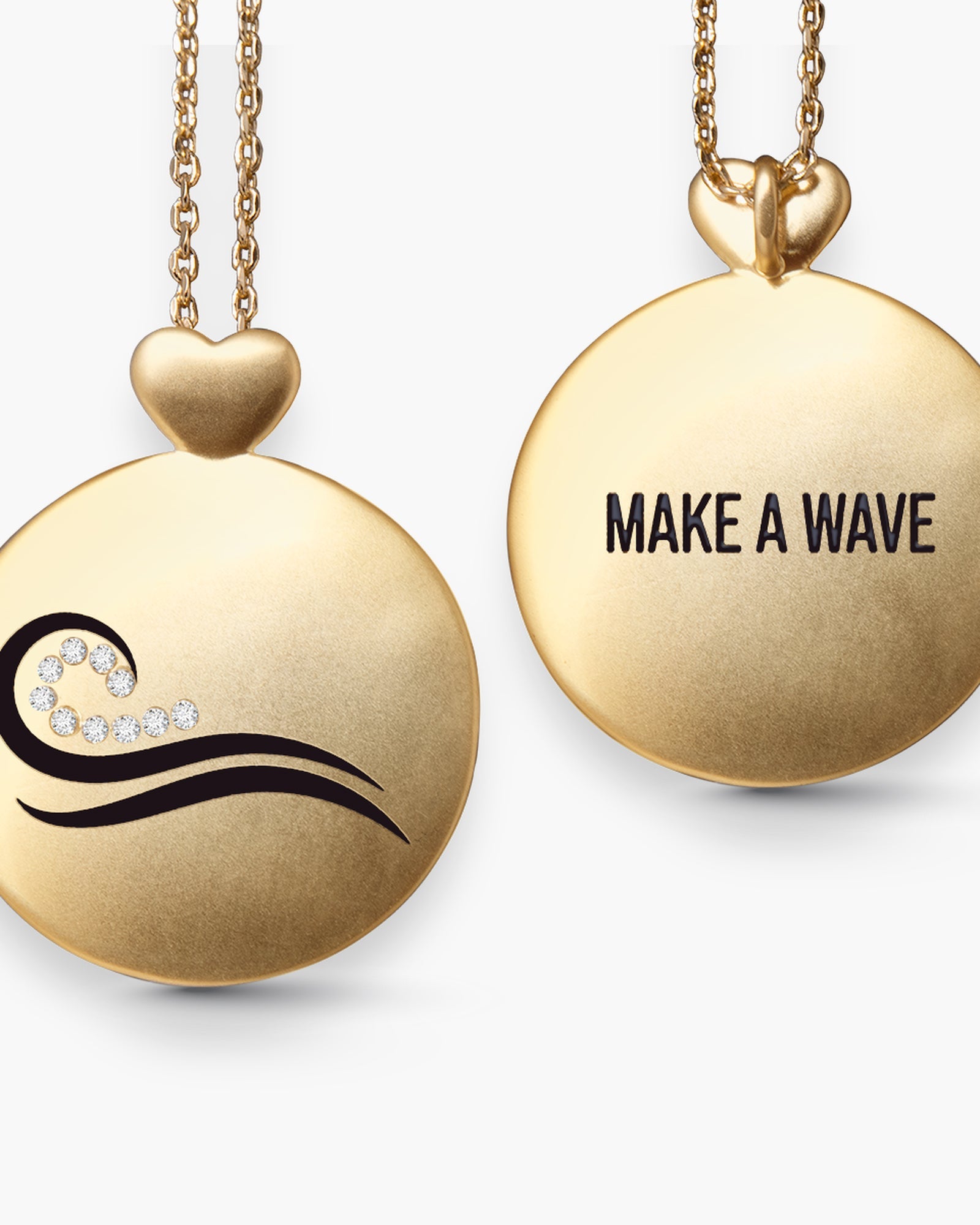 Ocean - Wave - Necklace - Gold