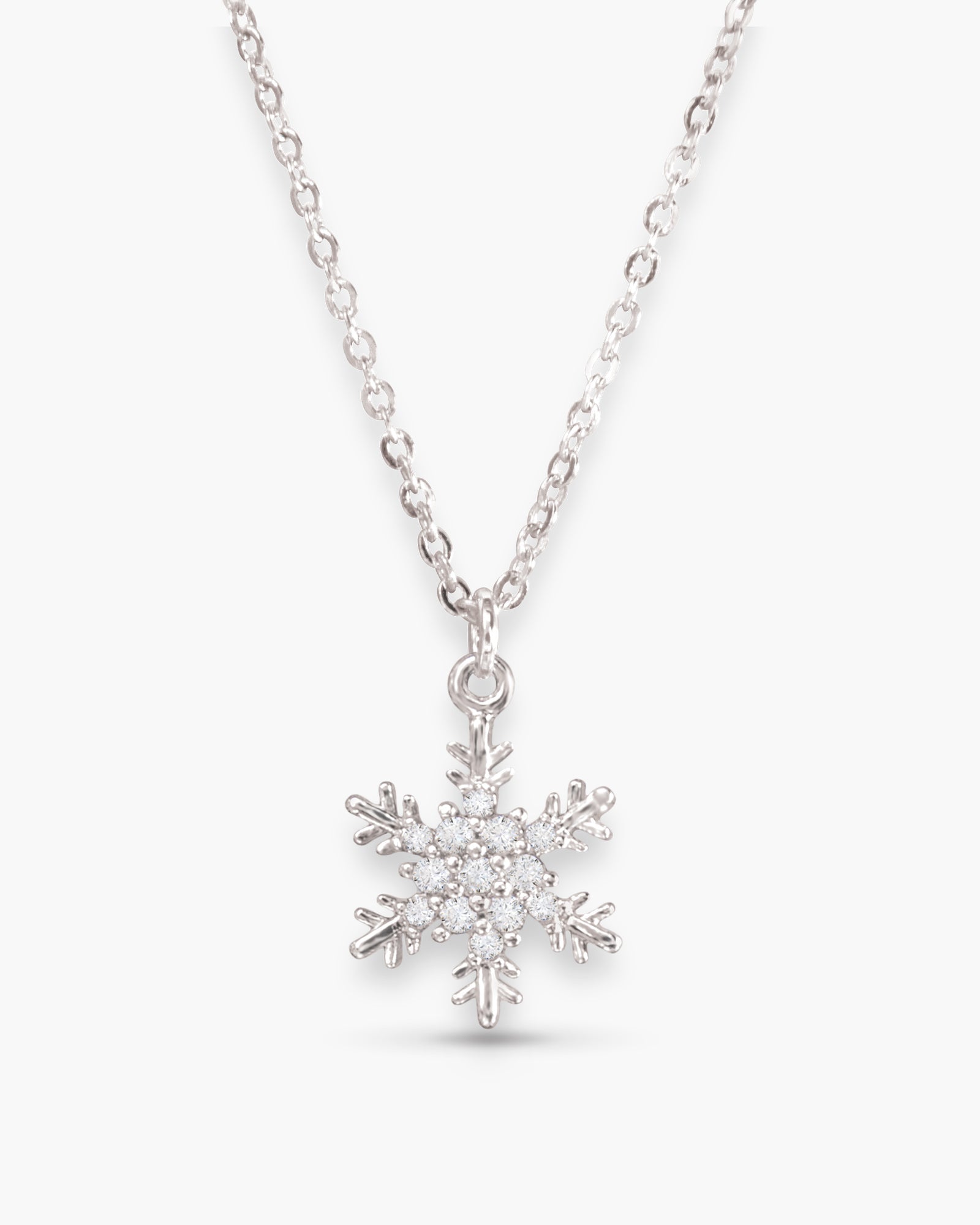 Silver Snowflake Necklace