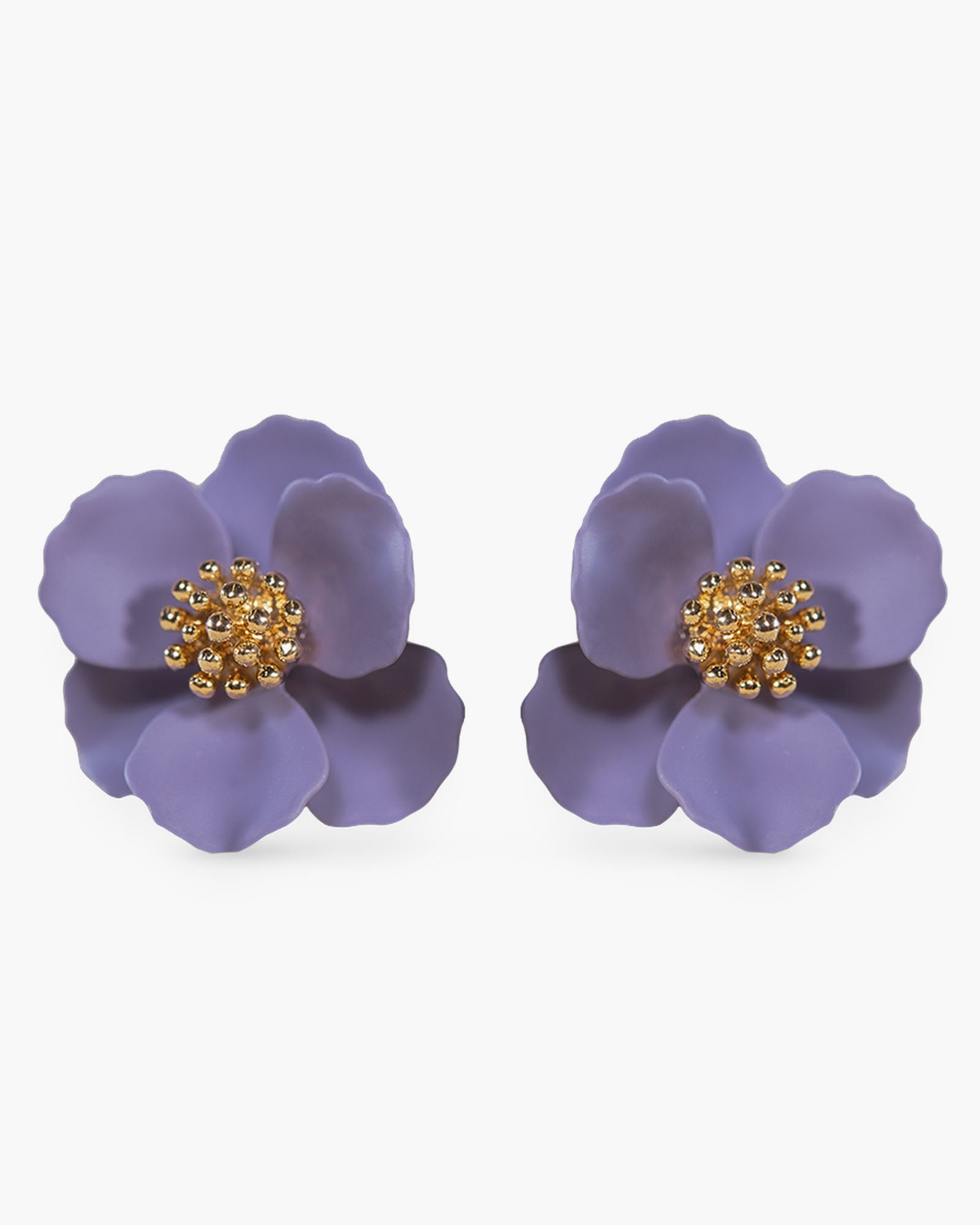 Small Flower Earring - Lavender
