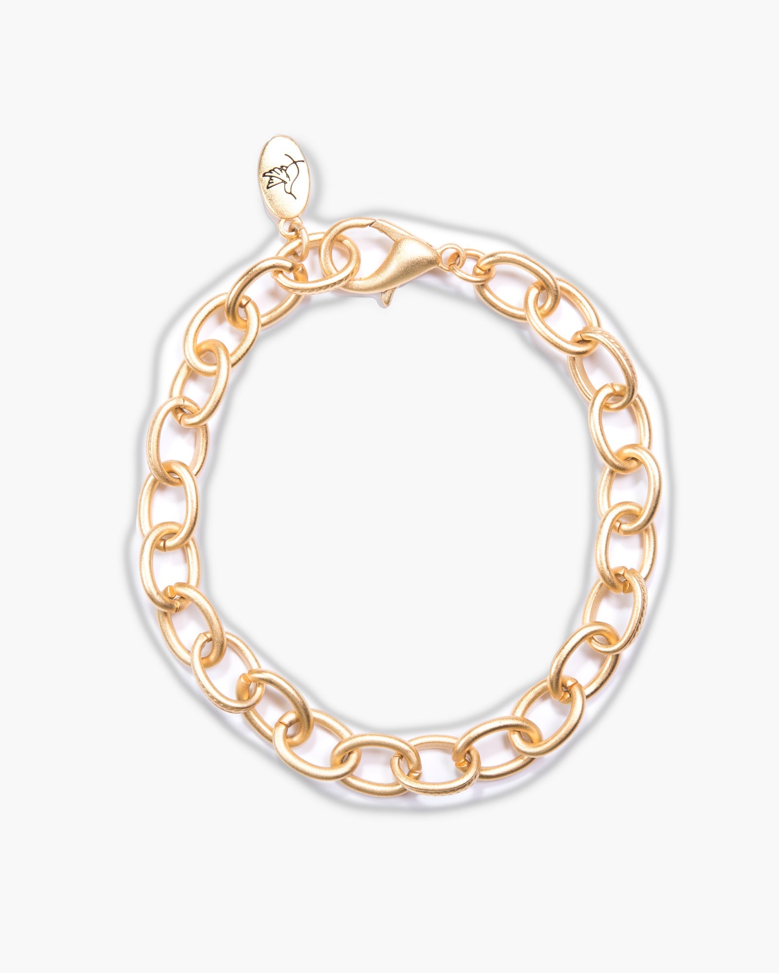 Chain Bracelet - Matte Gold