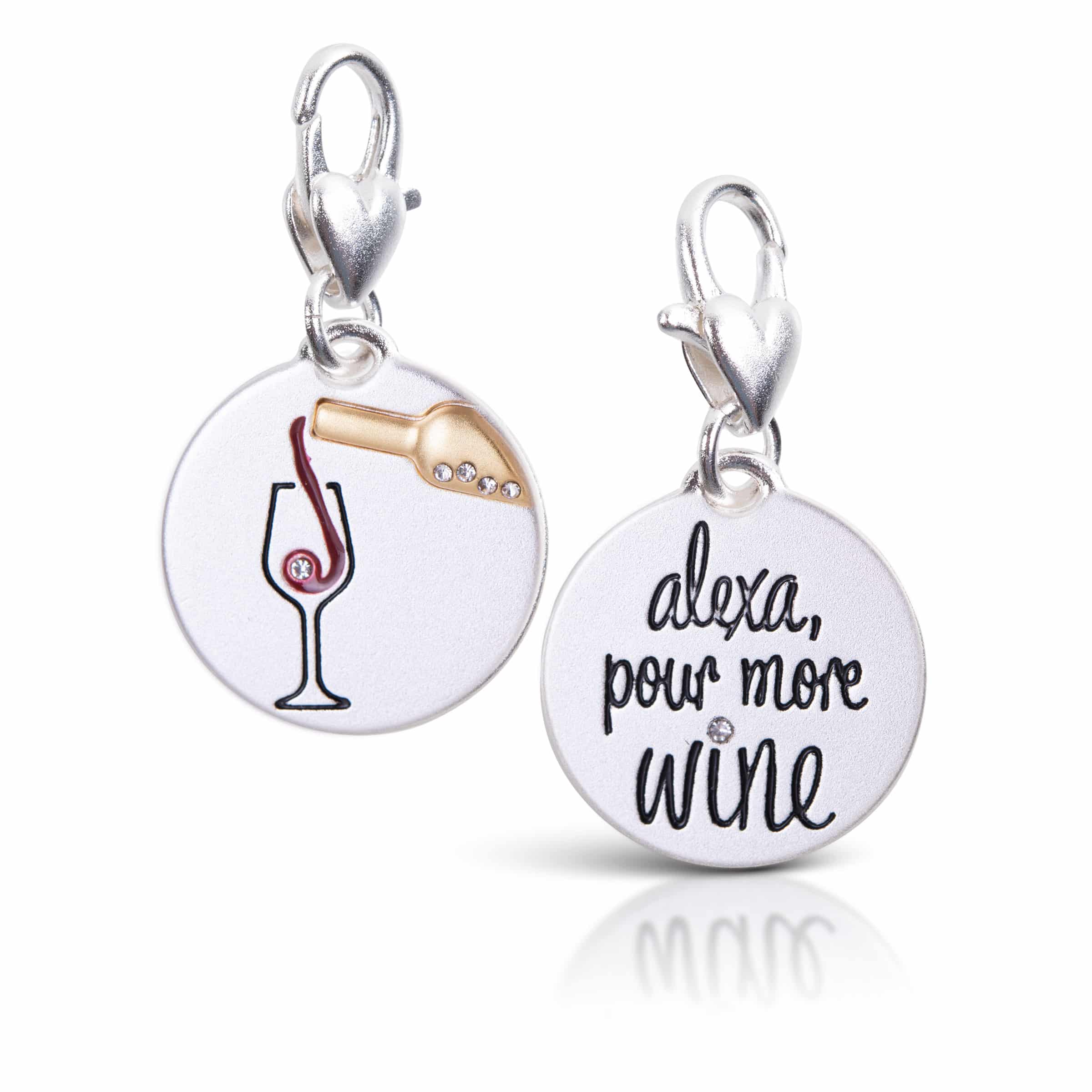 Silver 2-Tone Medallion - Alexa Wine