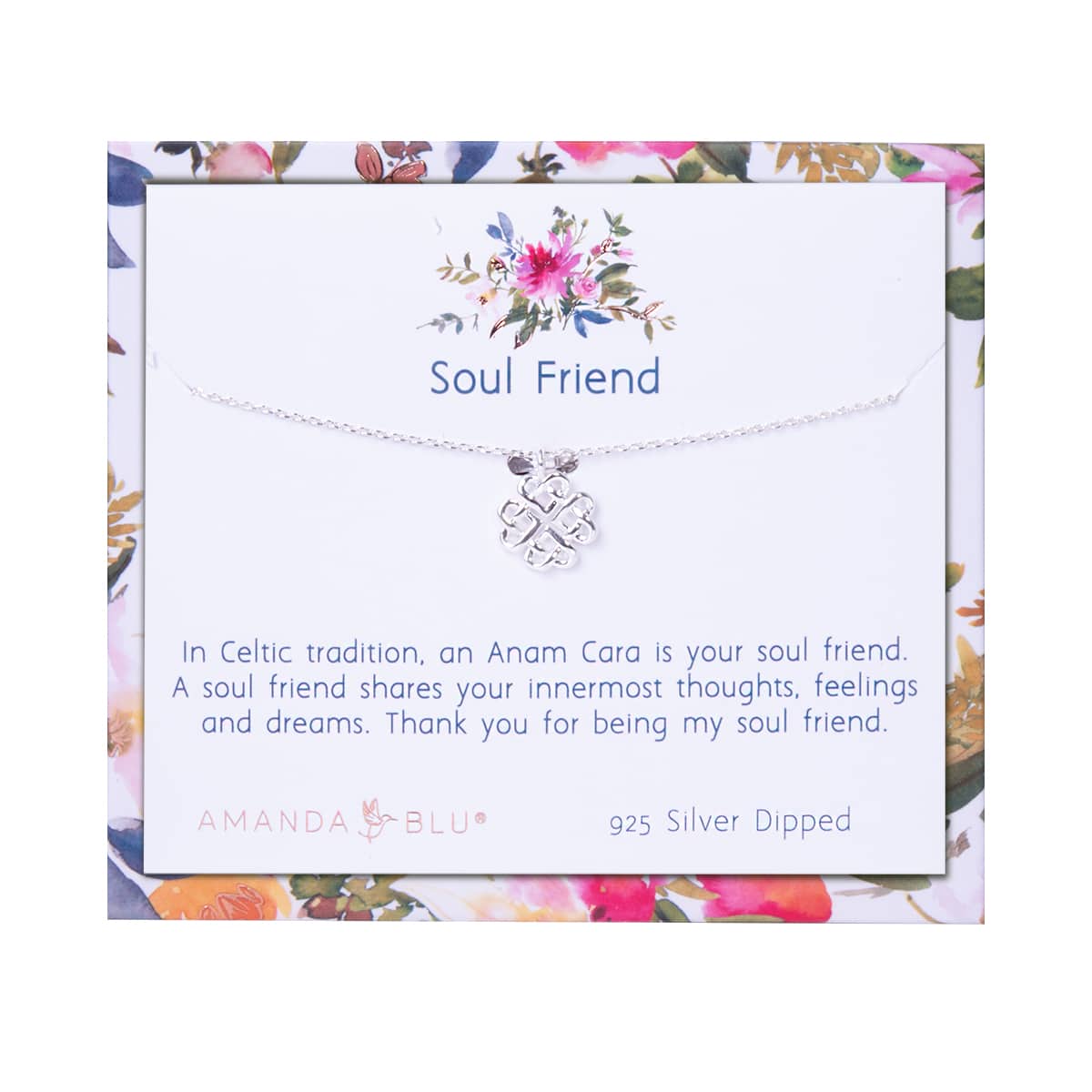 Soul Friend Silver Charm Necklace