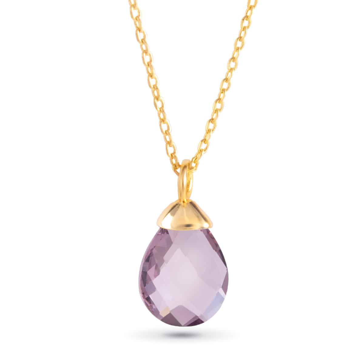 Birthstone Charm Necklace | Something Blu Collection