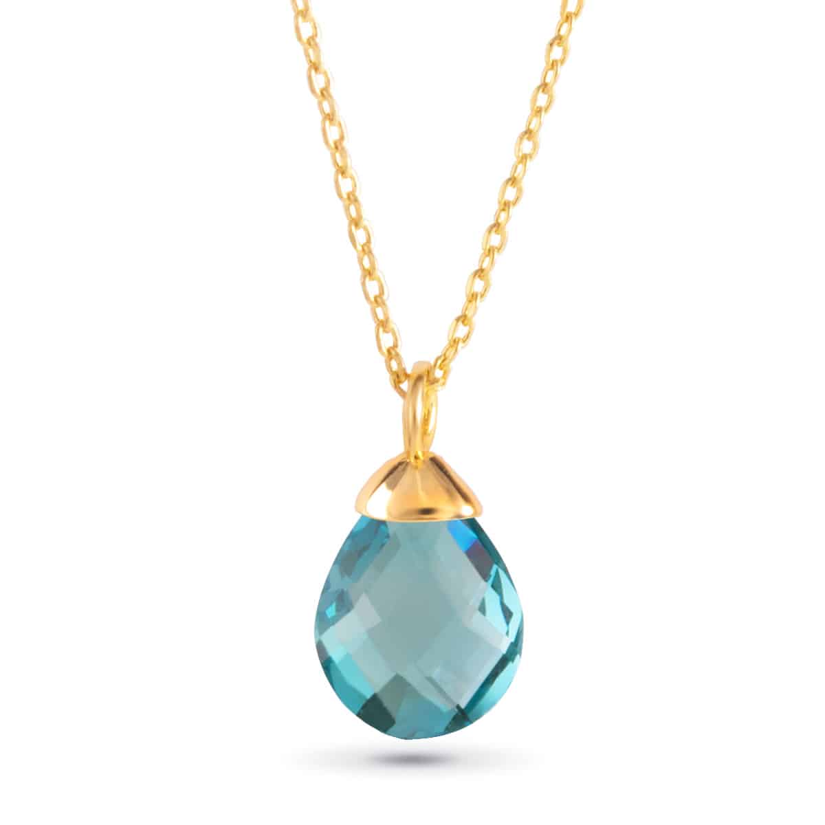 Birthstone Charm Necklace | Something Blu Collection