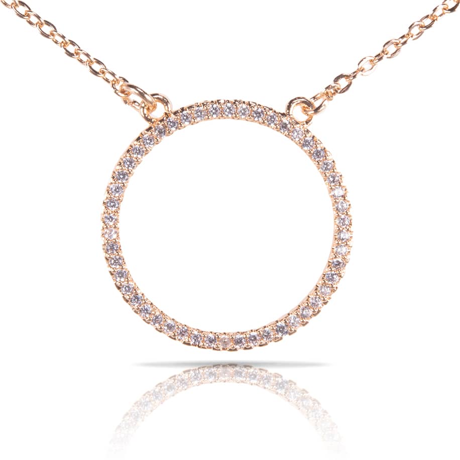 Hoop Necklace - Gold