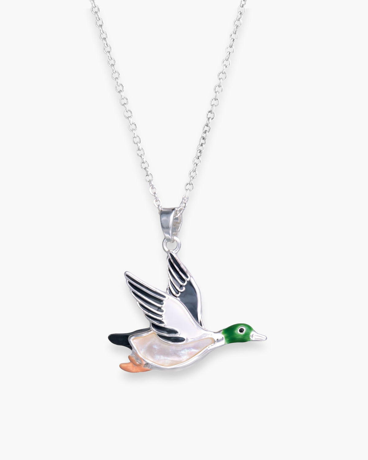 Mallard Necklace - Silver