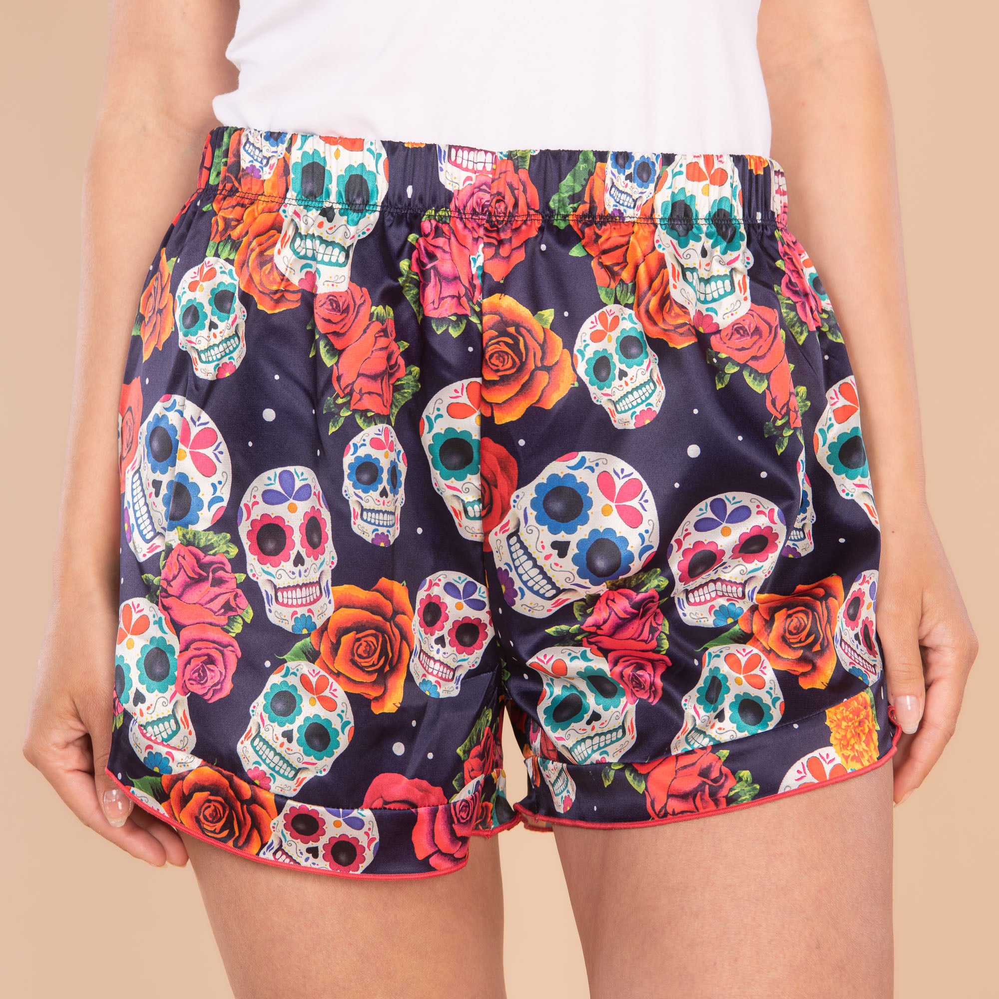 Dia De Los Muertos Pajama Shorts