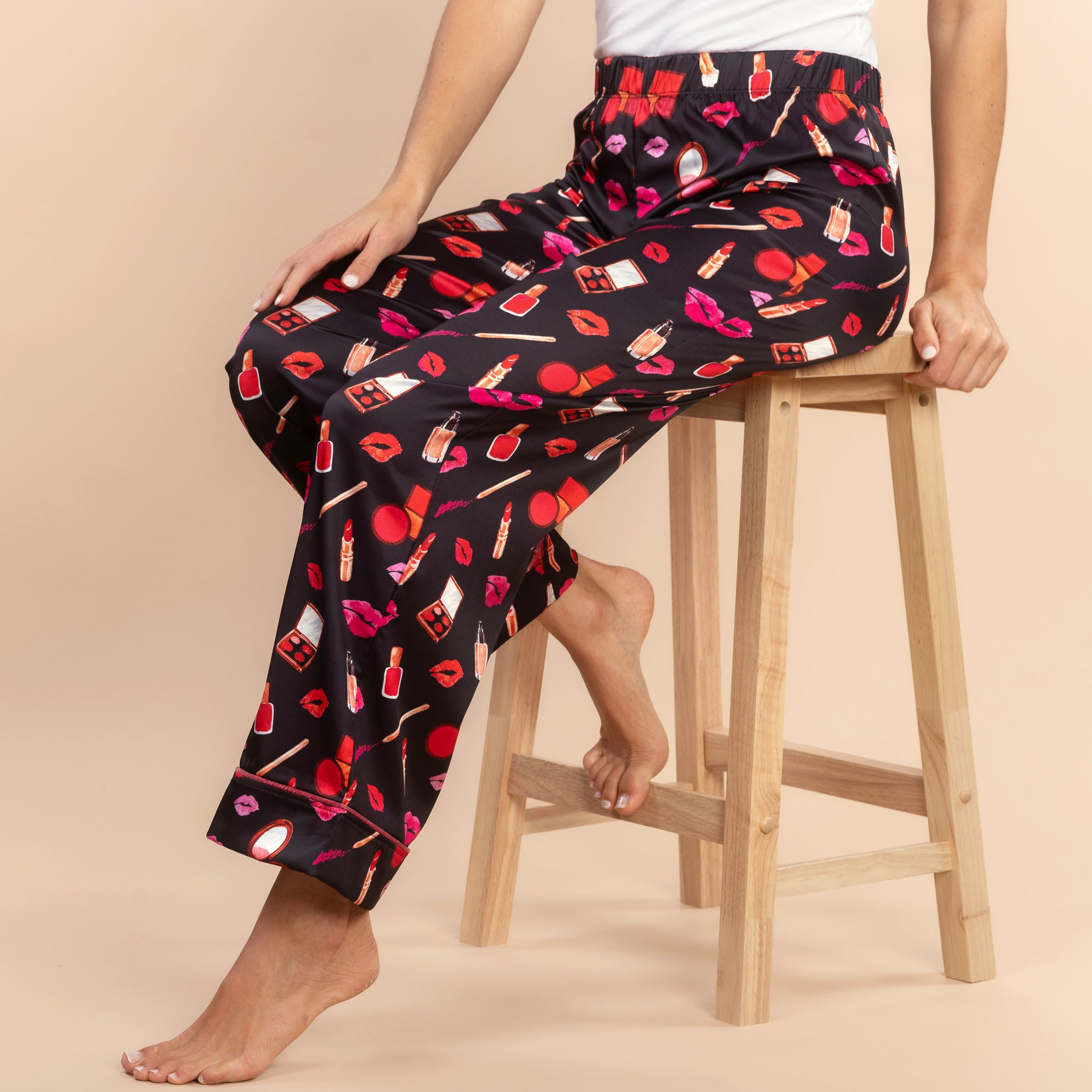 Girly Makeup Pajama Pants