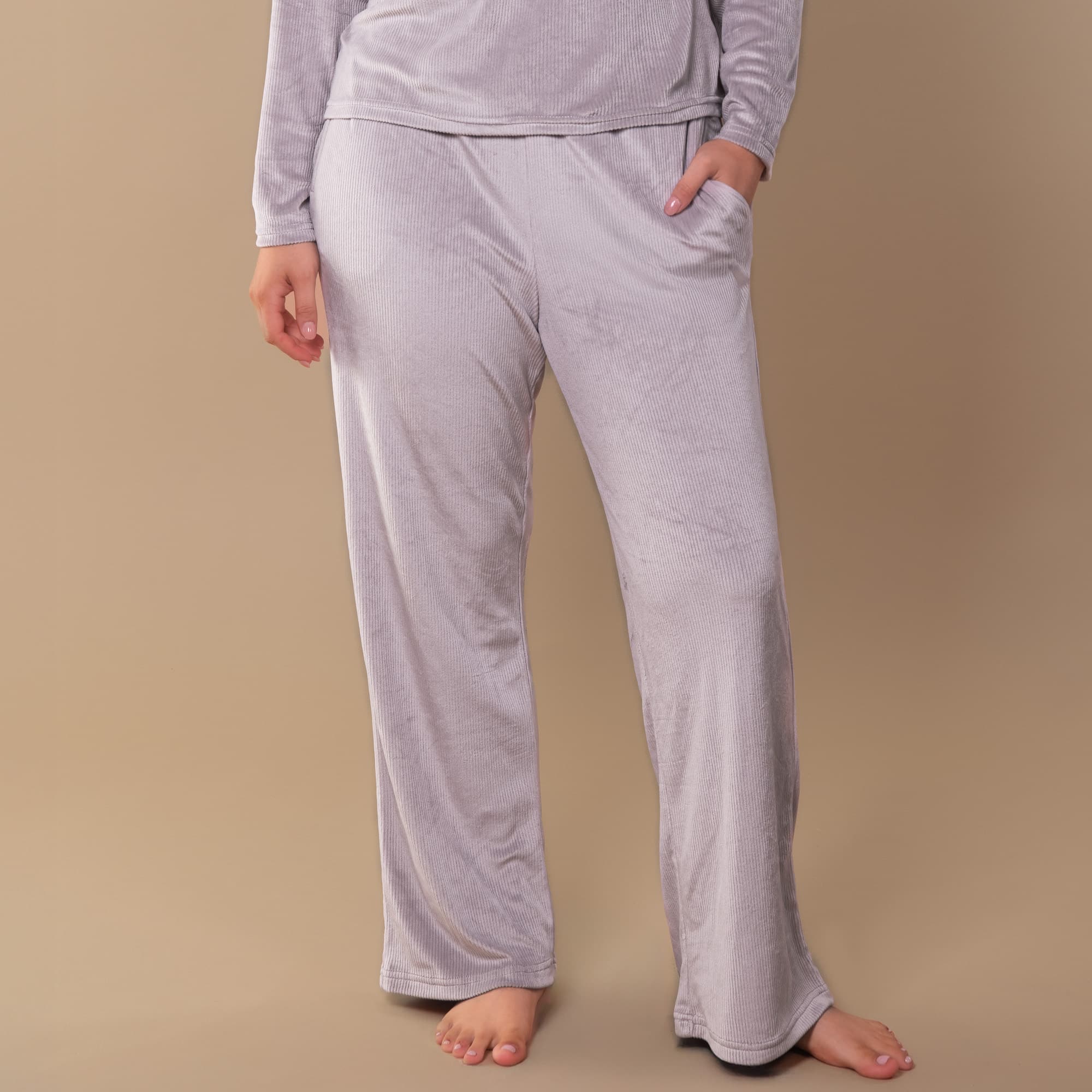 Luxe Lounge Pajama Pants | Soft Velour PJ Bottoms