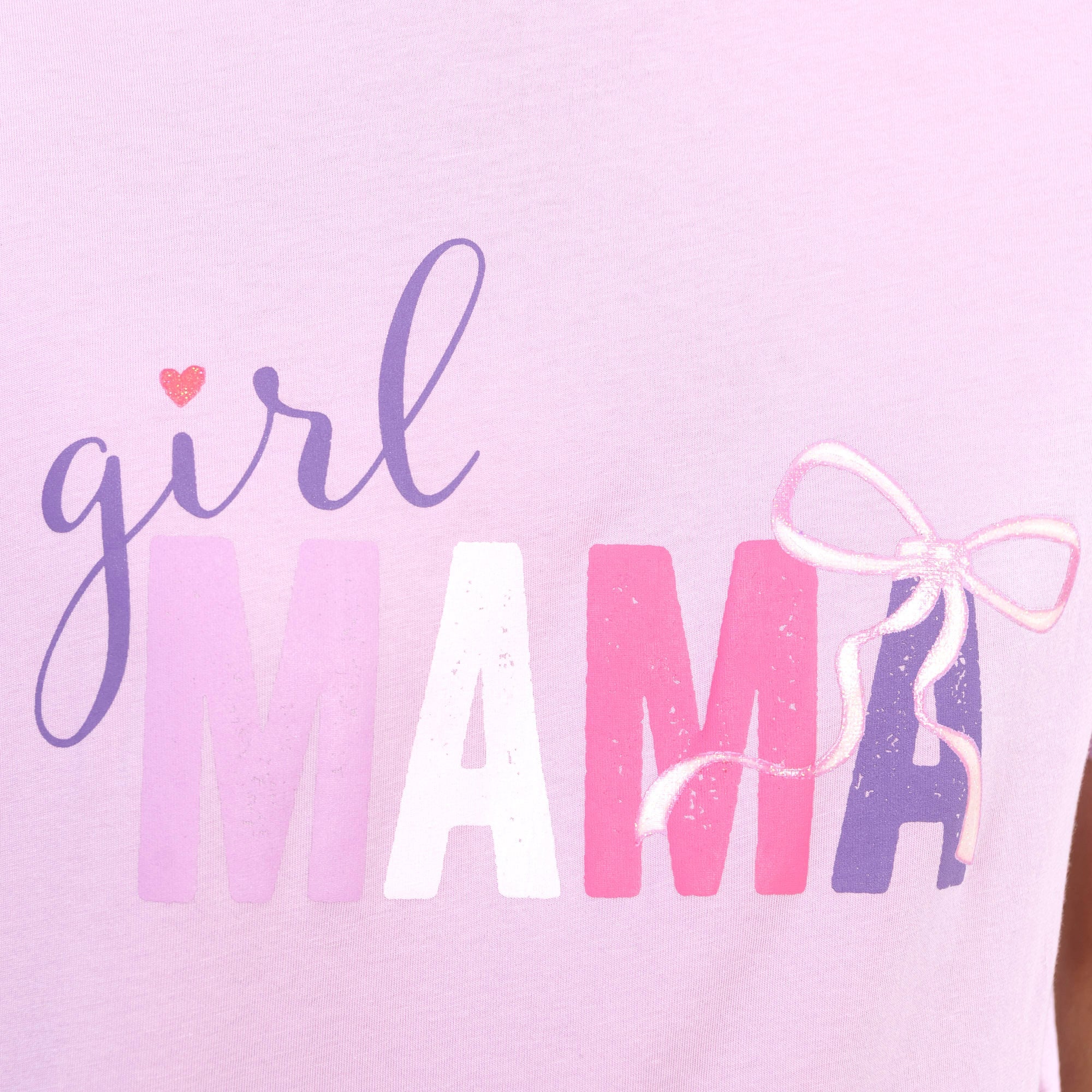 Girl Mama | Women's Purple Short-Sleeve Mother's Day Tee