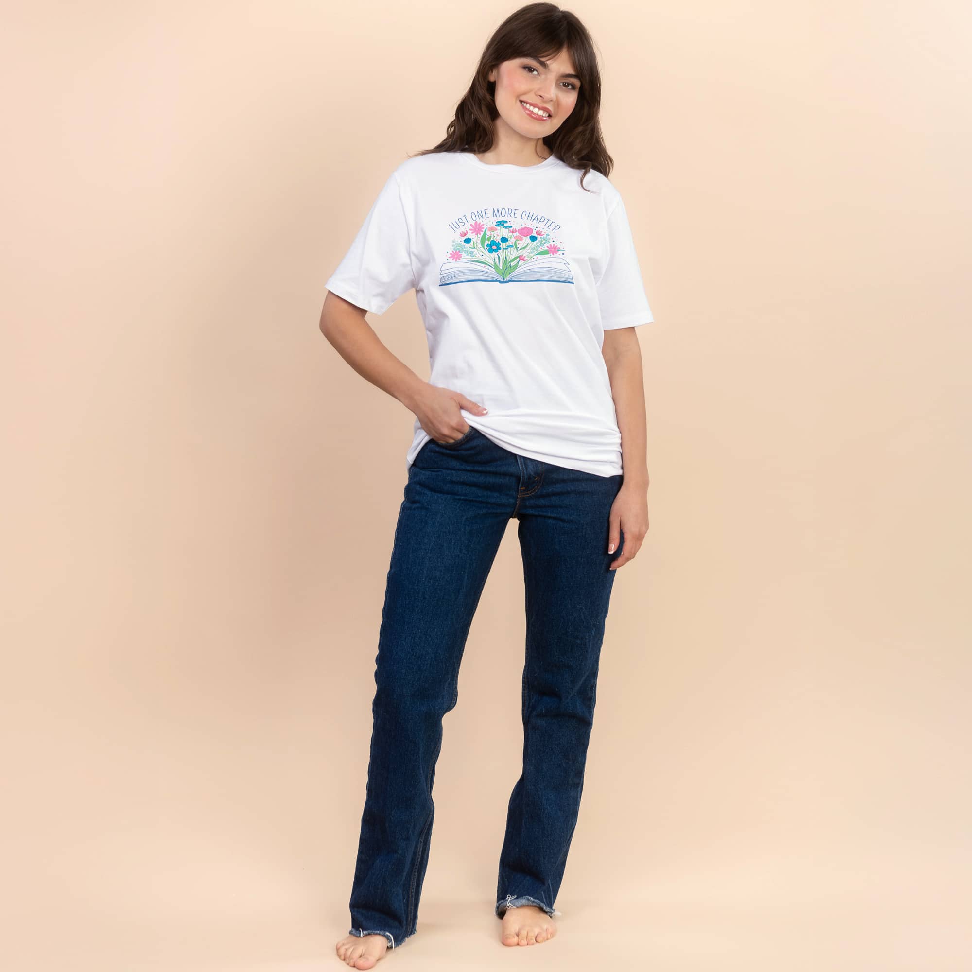 One More Chapter | Women's White Short-Sleeve Everyday Tee