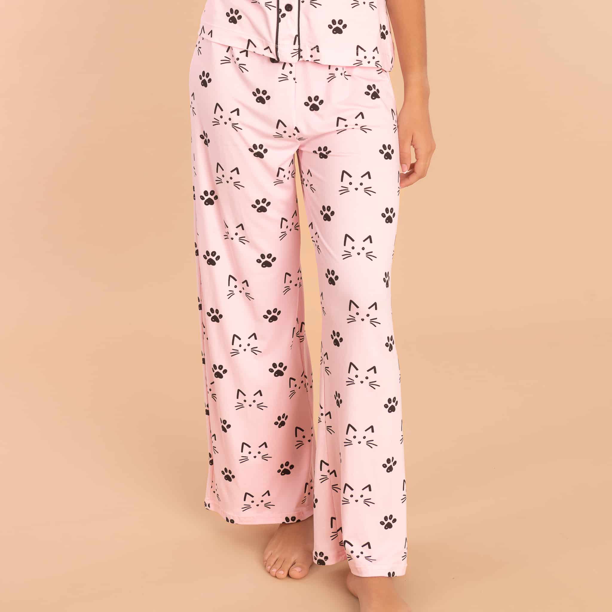 Whiskers Pajama Top For Women