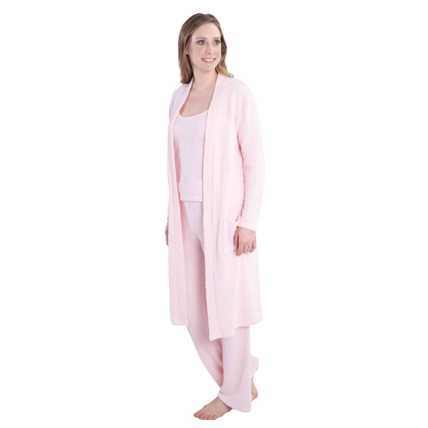 Cozy Knit Pajama Topper | Fuzzy Fleece Robe Cardigan For Women
