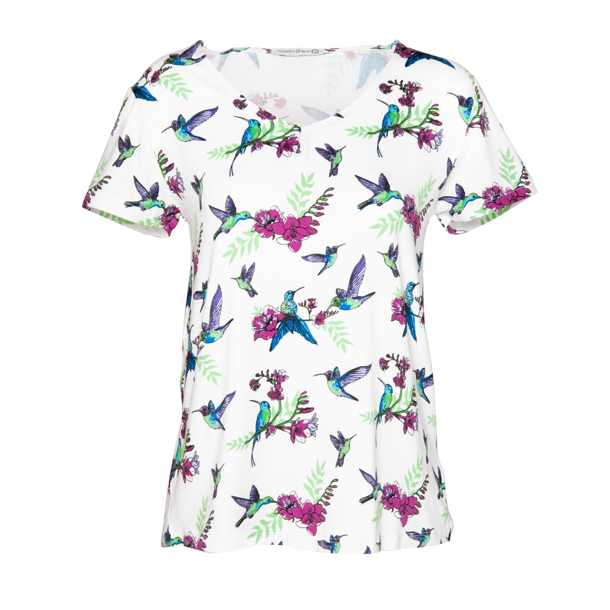 Hummingbird Pajama Top | Calm Morning PJs For Women